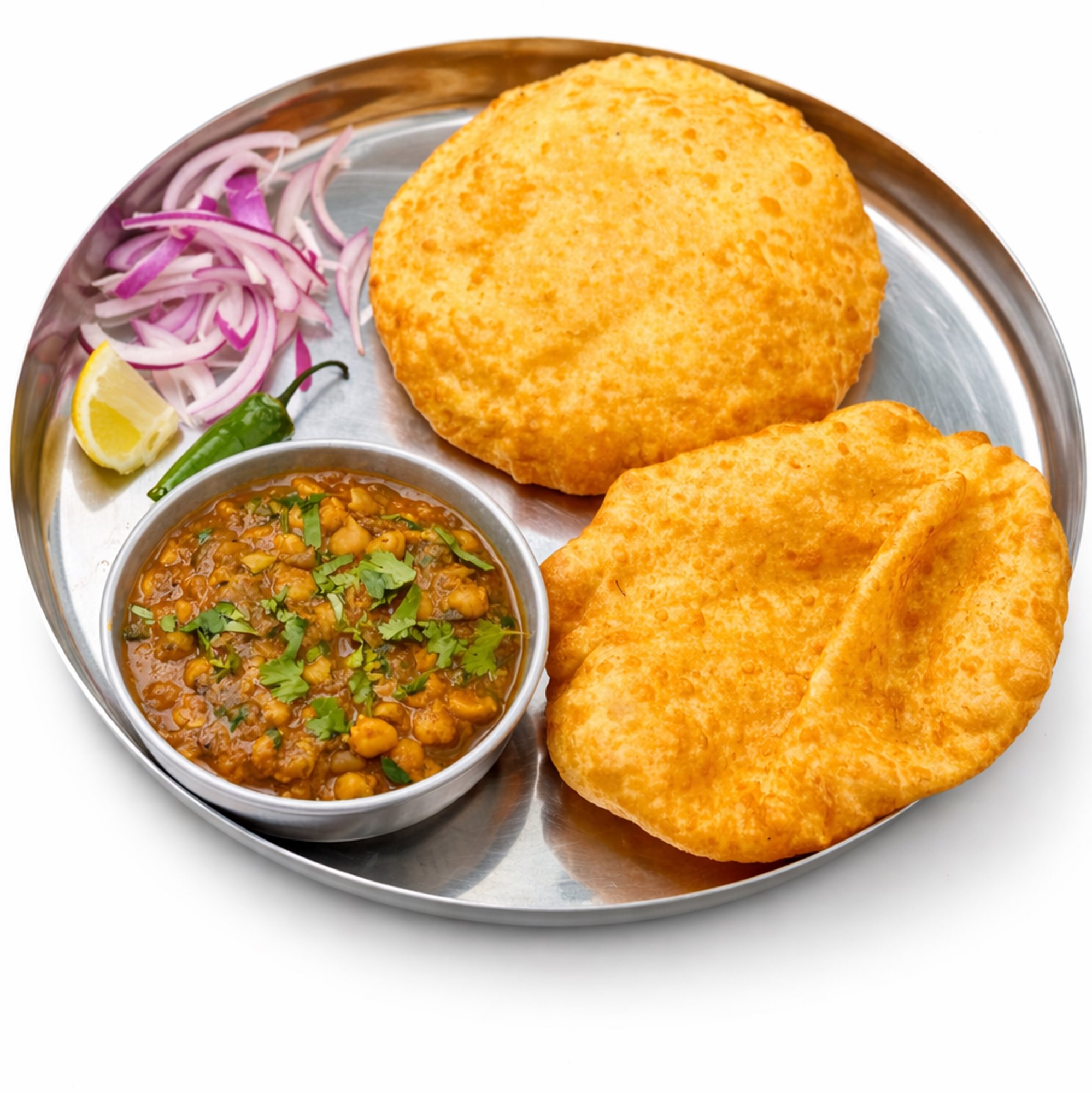 Chole Puri/Bhature (2 pcs bhature)