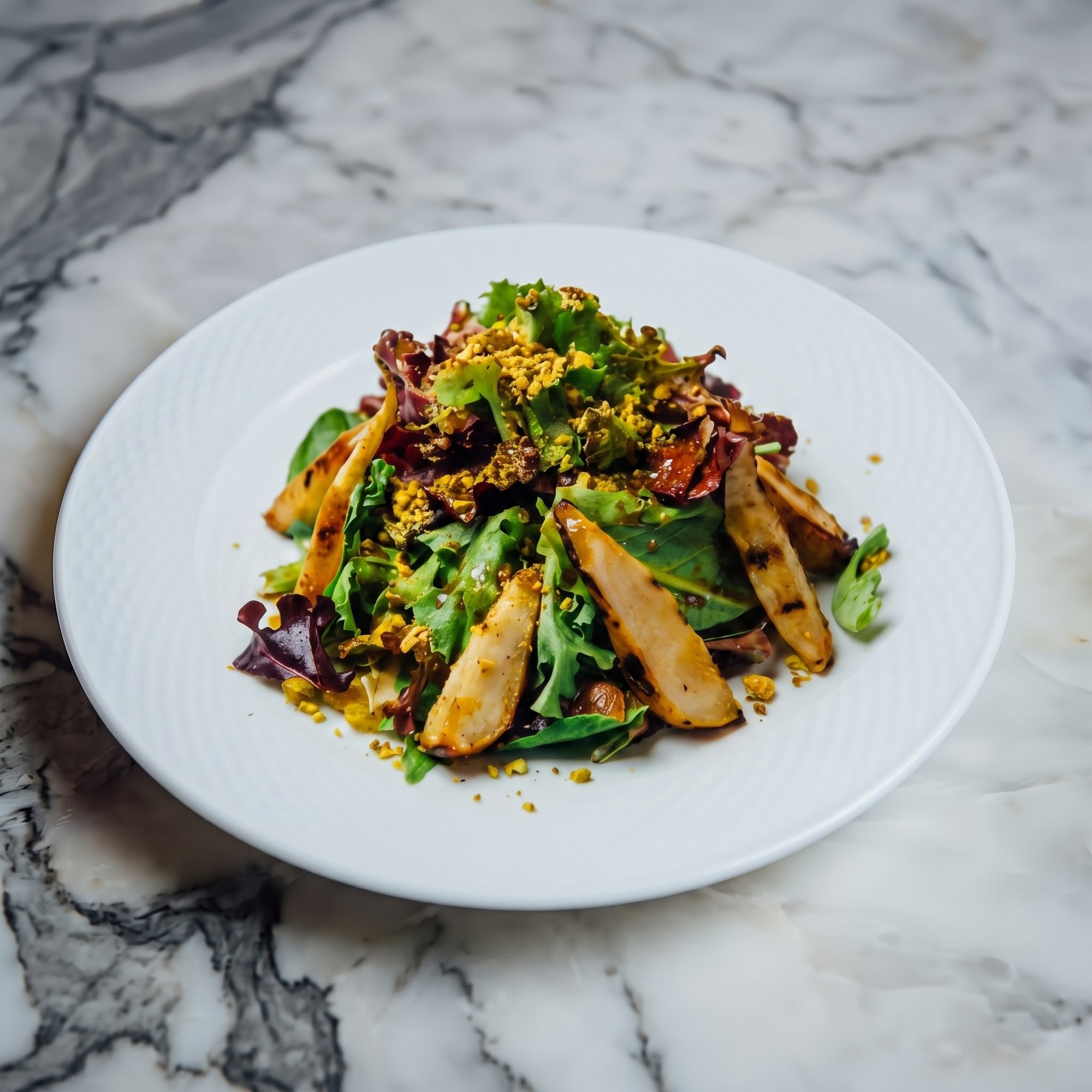 Pear & Pistachio Salad