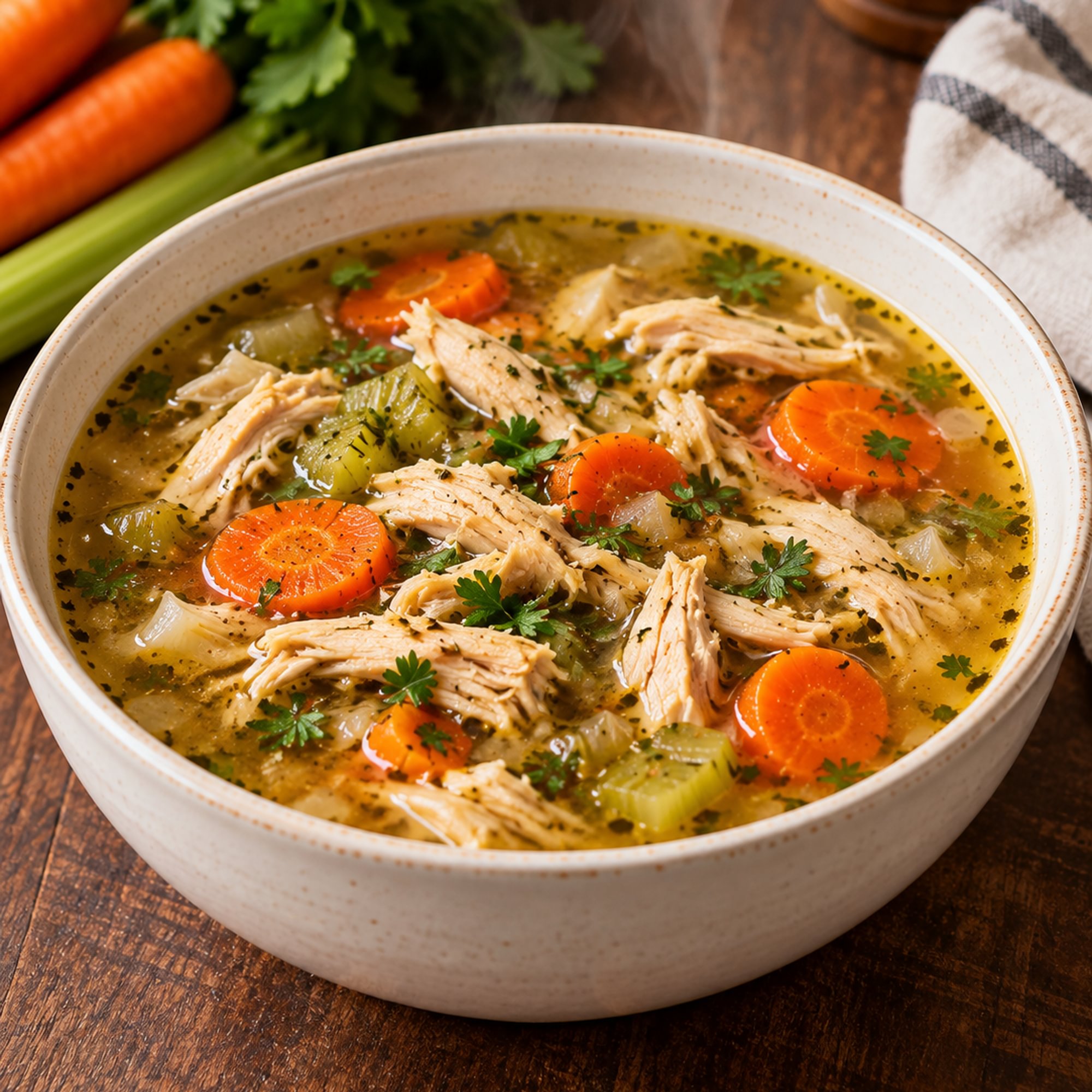 Homestyle Chicken & Vegetable Soup