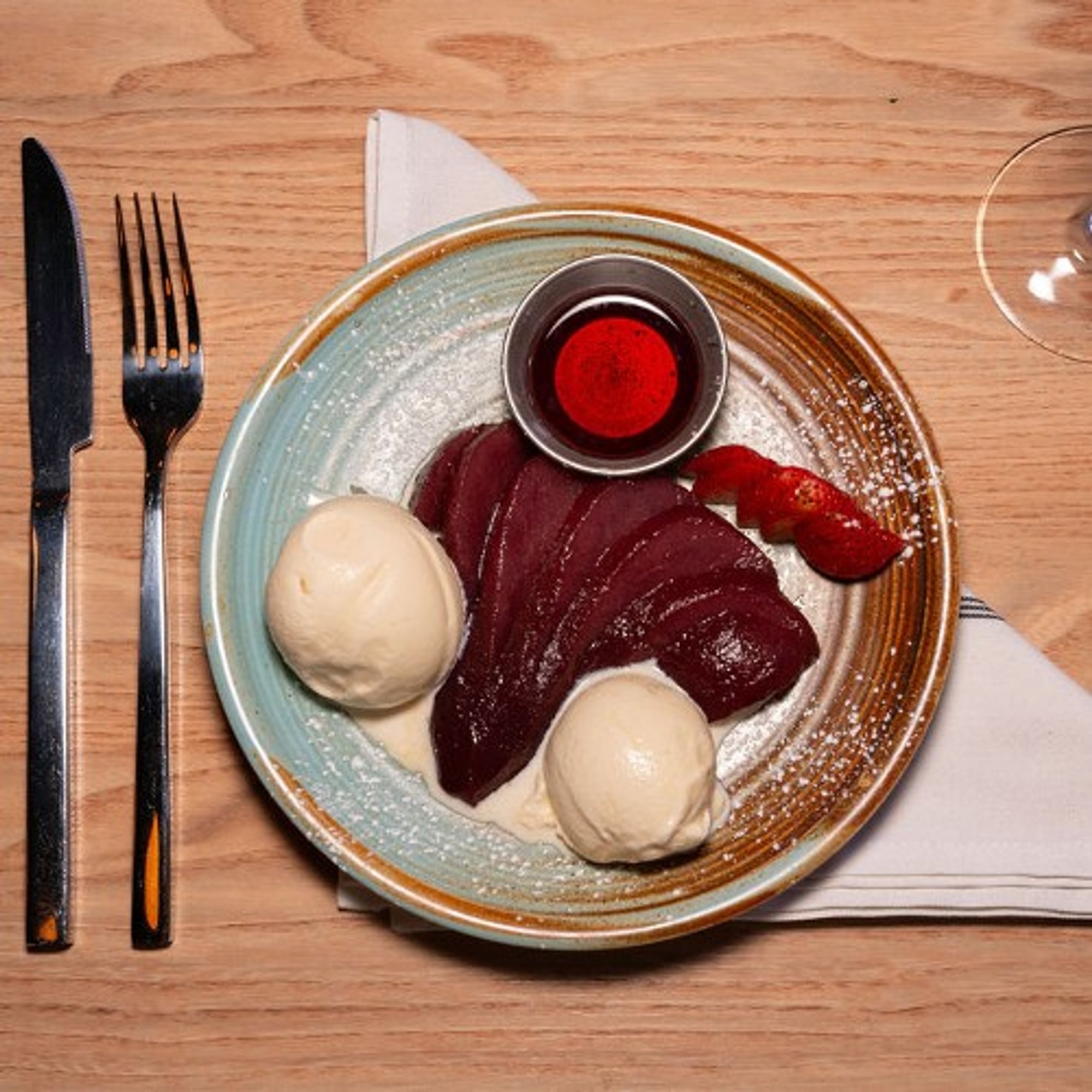 Poached Pear
