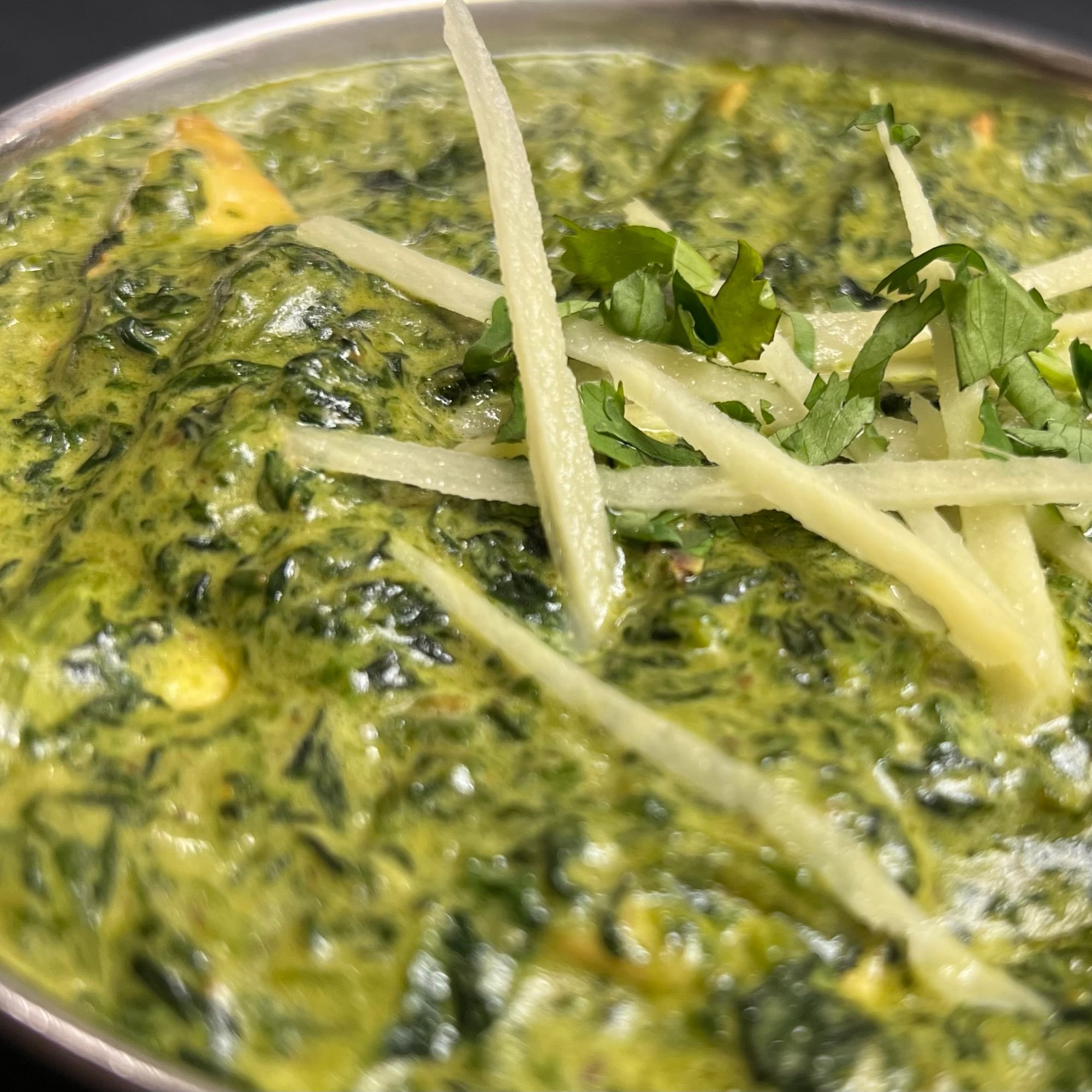 Shrimp Saag (Spinach)