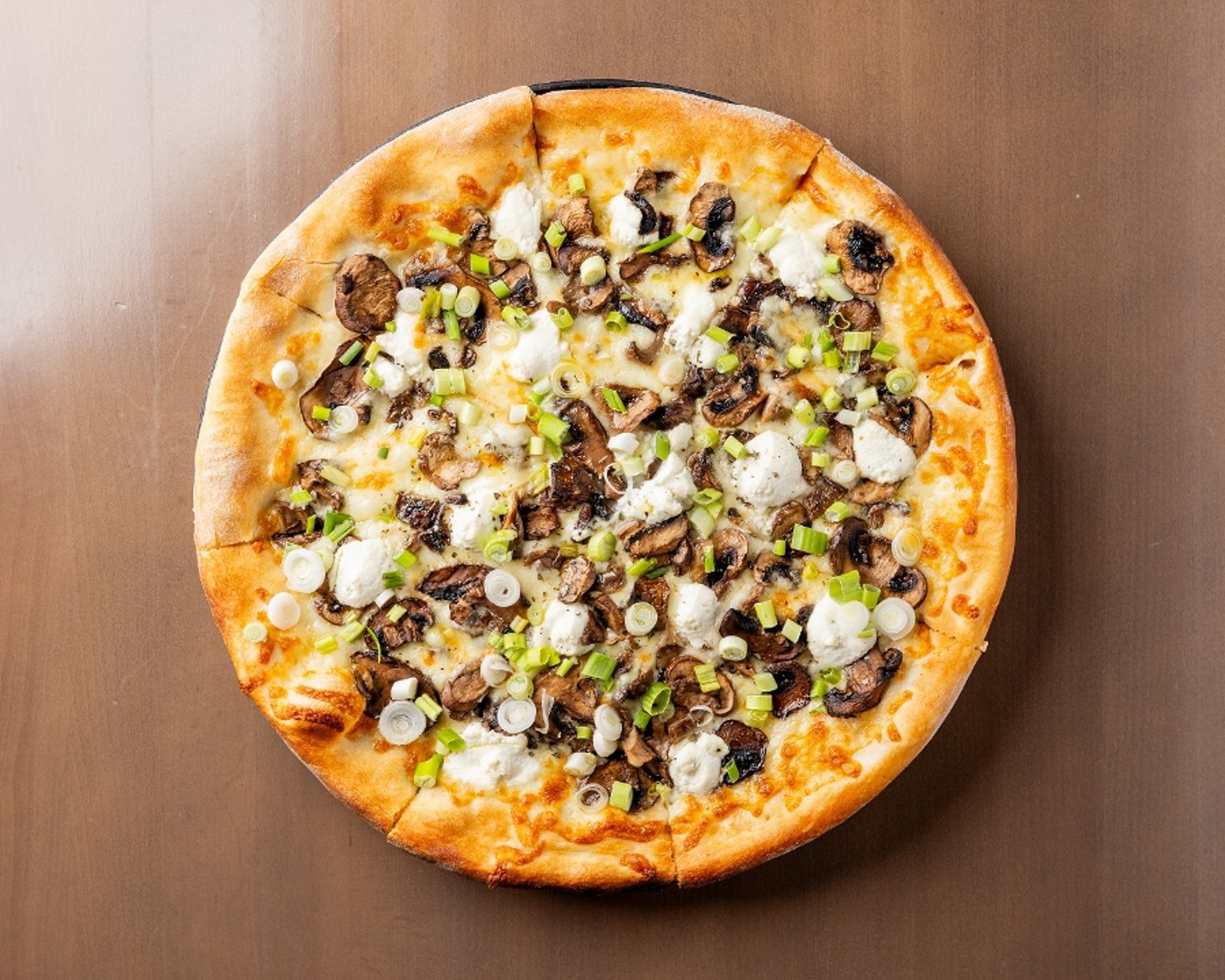 White Mushroom Pizza