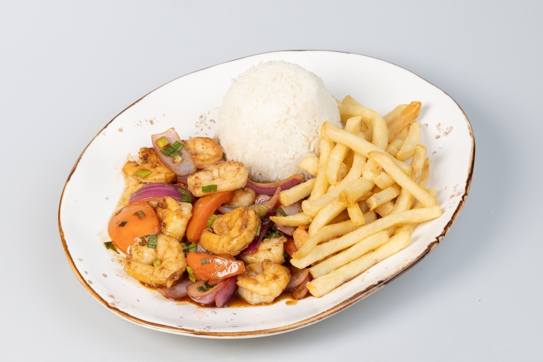 Shrimp Saltado