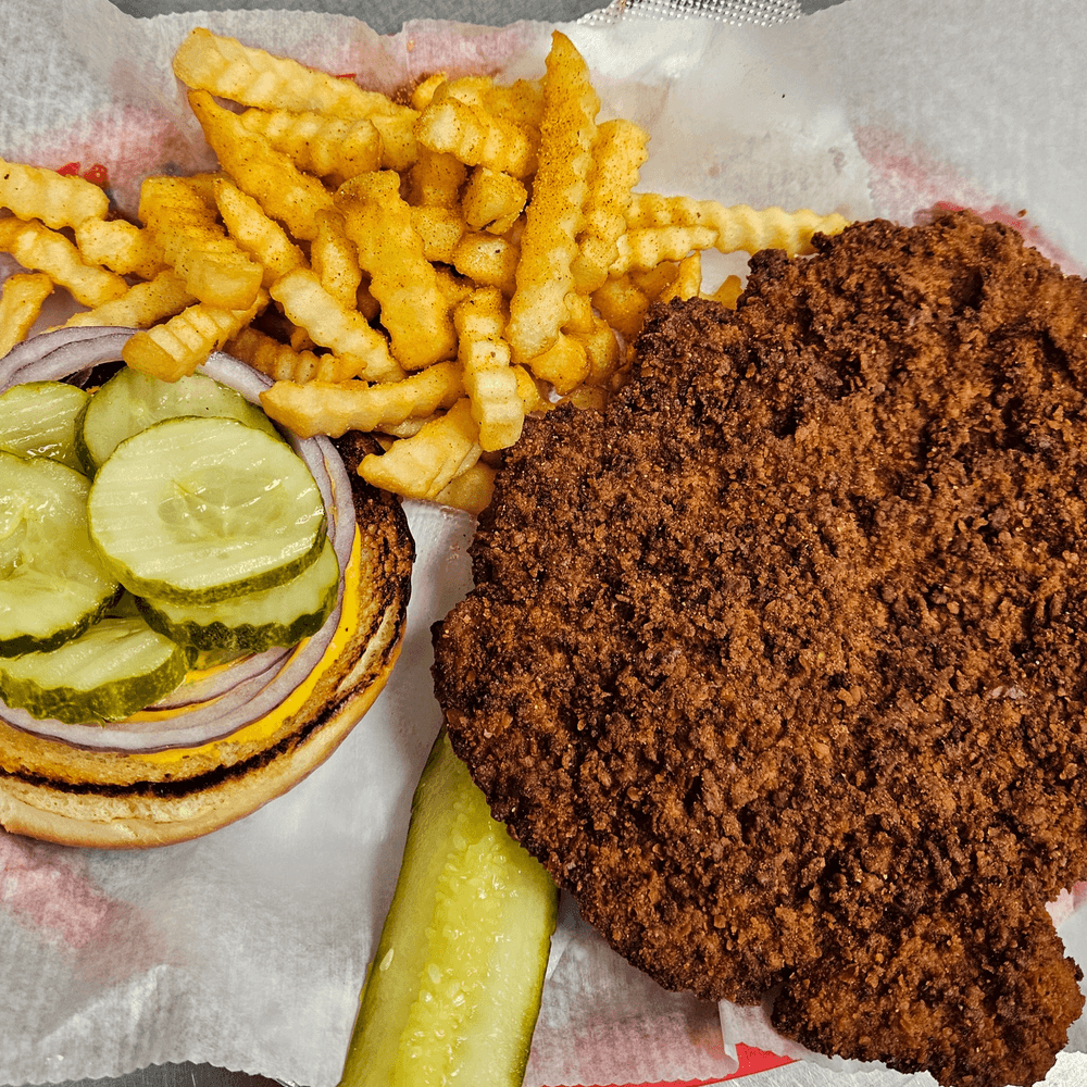 Pork Schnitzel Sandwich