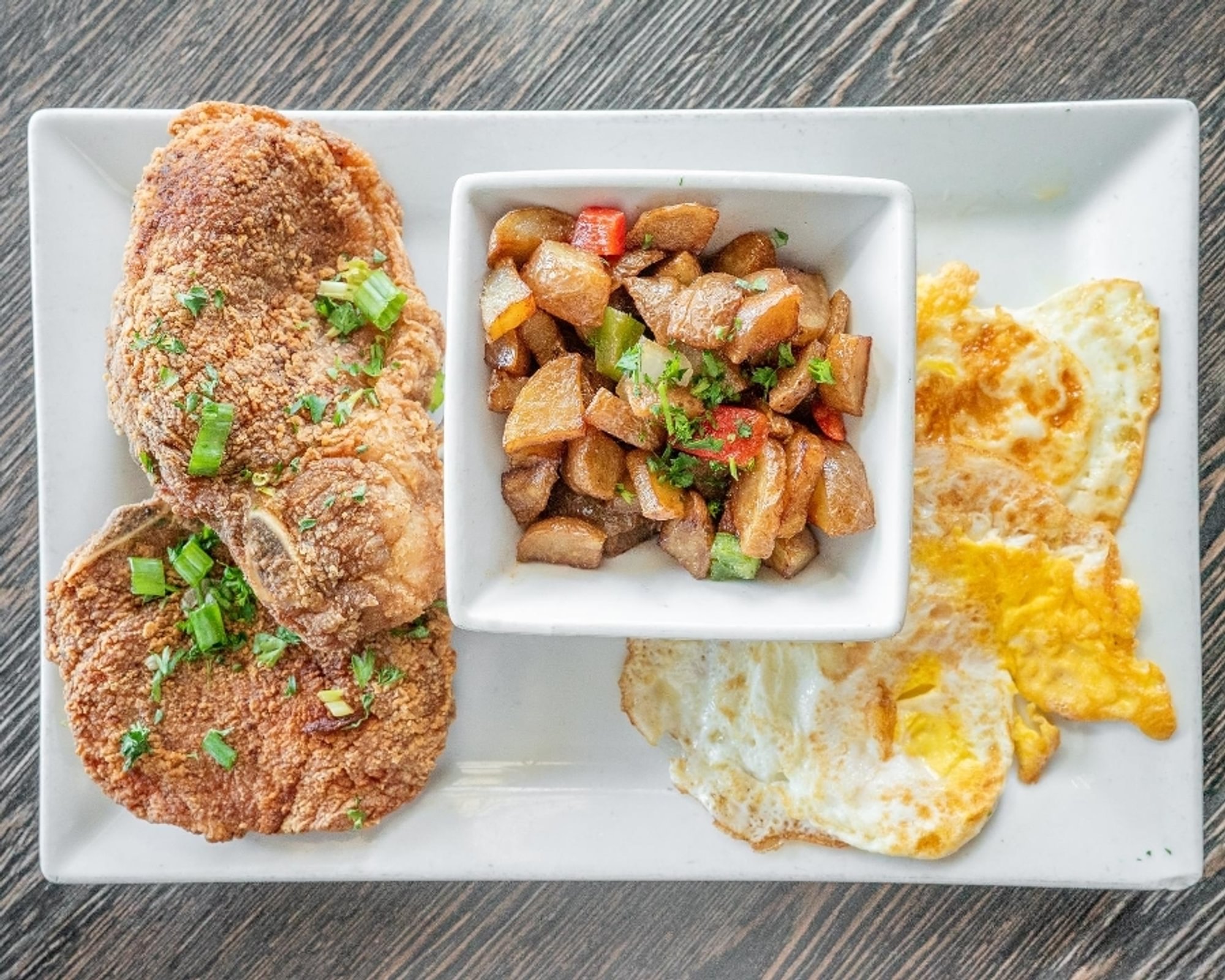 POKE CHOP N' EGGS