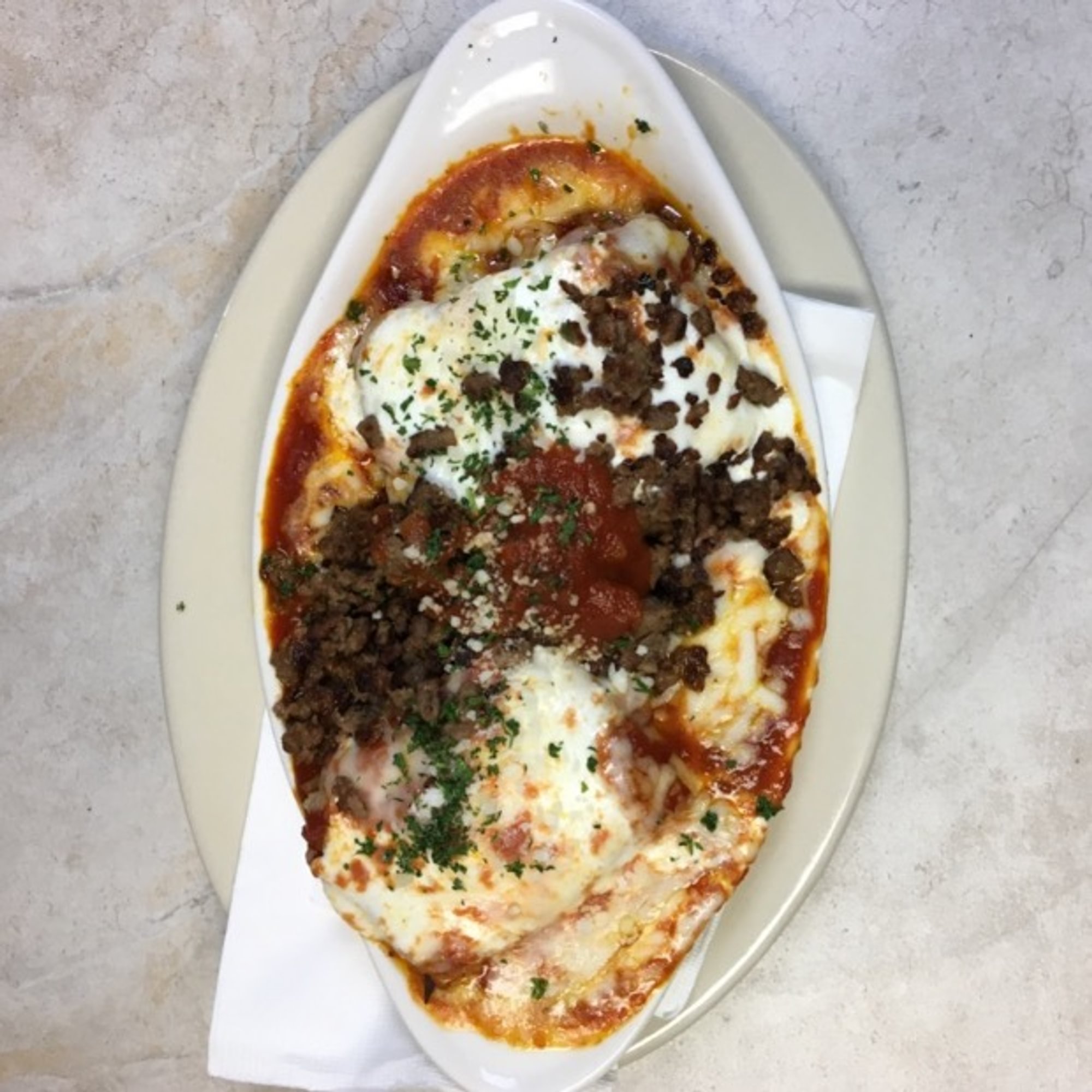 Homemade Lasagna with Homemade Tomato Sauce