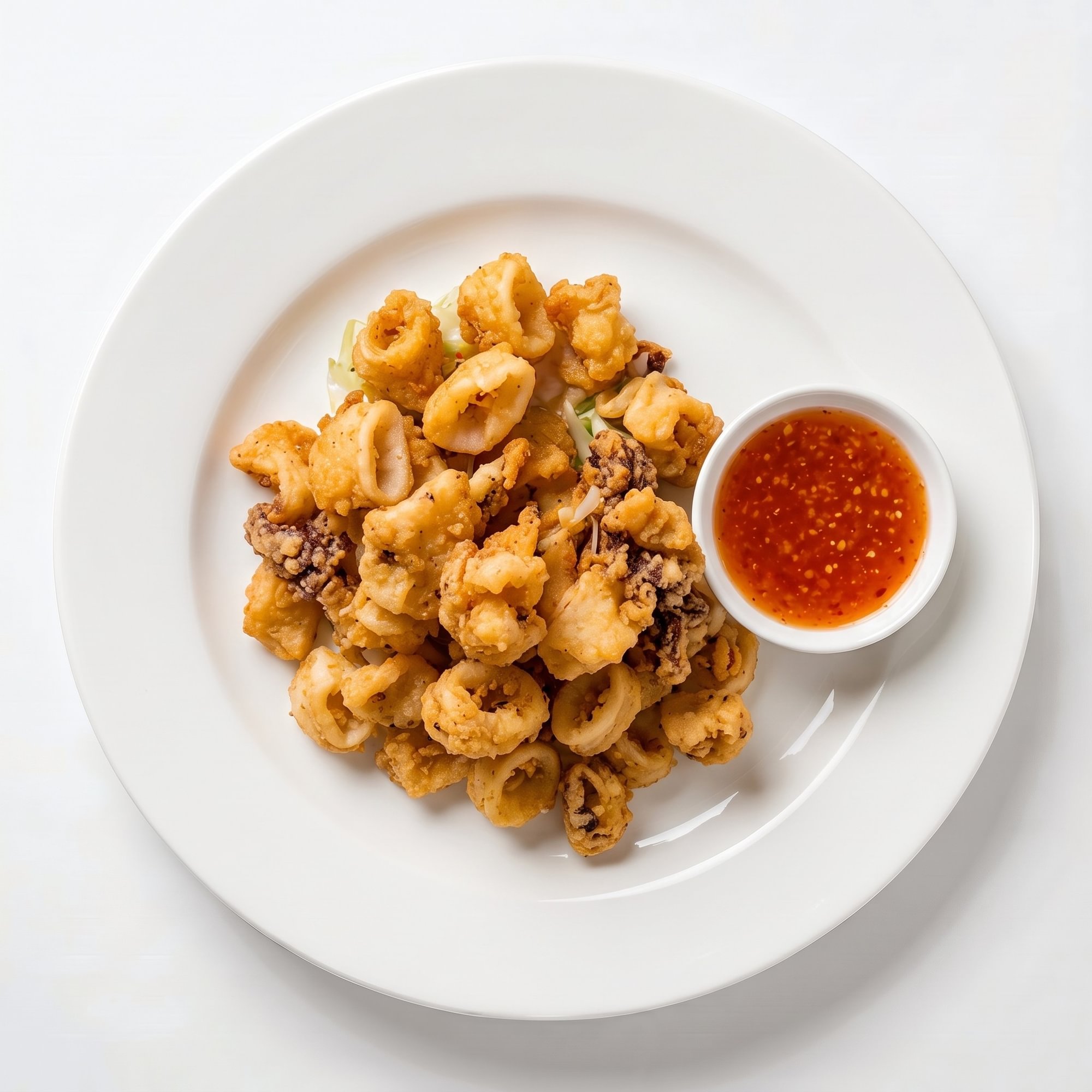 Golden Crispy Fried Calamari