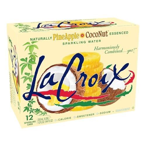 LaCroix Sparkling Water Pineapple Coconut Flavor 12pk 12 Fl Oz