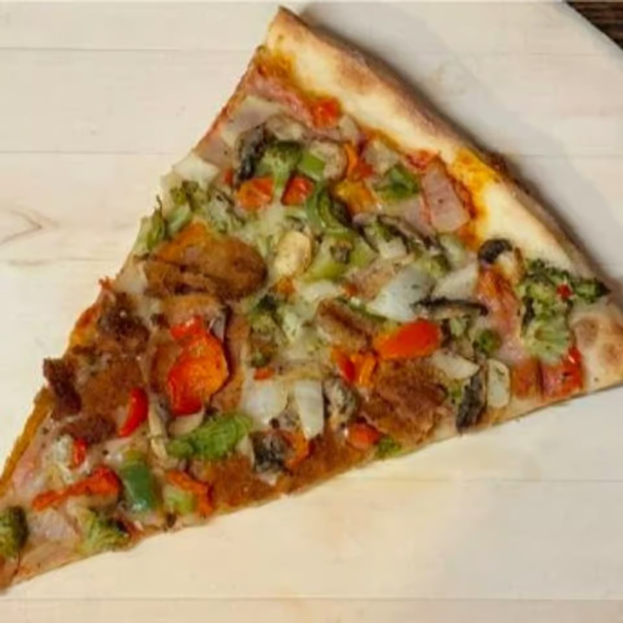 Vegetable Pizza Slice