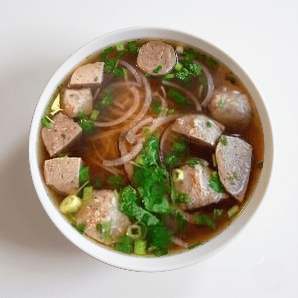Noodle Soup with Meatballs
