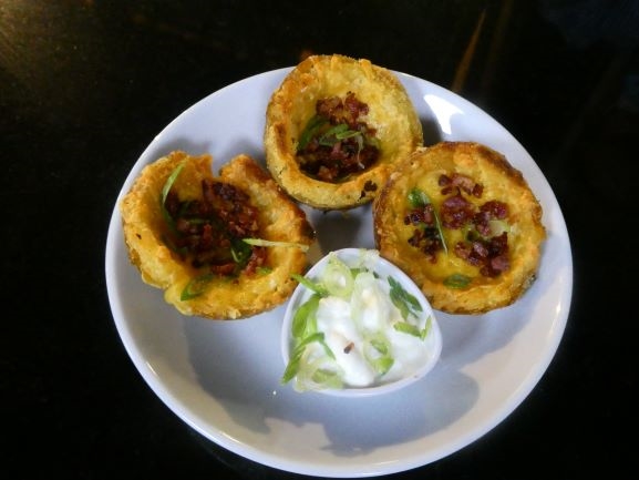 Cheese & Maple Bacon Potato skins