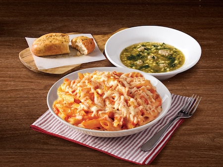 Cheesy Baked Penne with RosÃ©