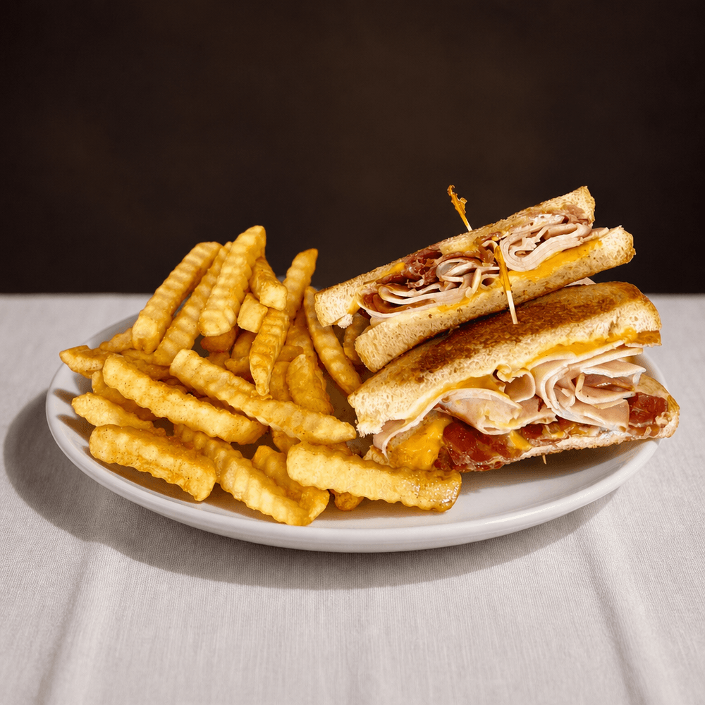 Turkey Bacon Melt Sandwich