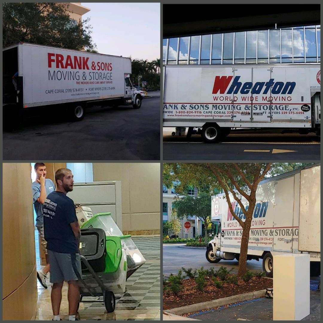 Frank and Sons Moving and Storage Inc. /Movers Cape Coral  and  Fort Myers Florida
