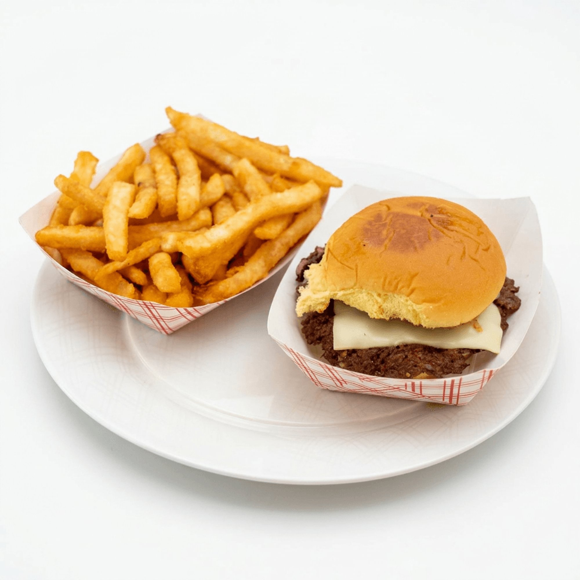 Smash Burger Single + Fries