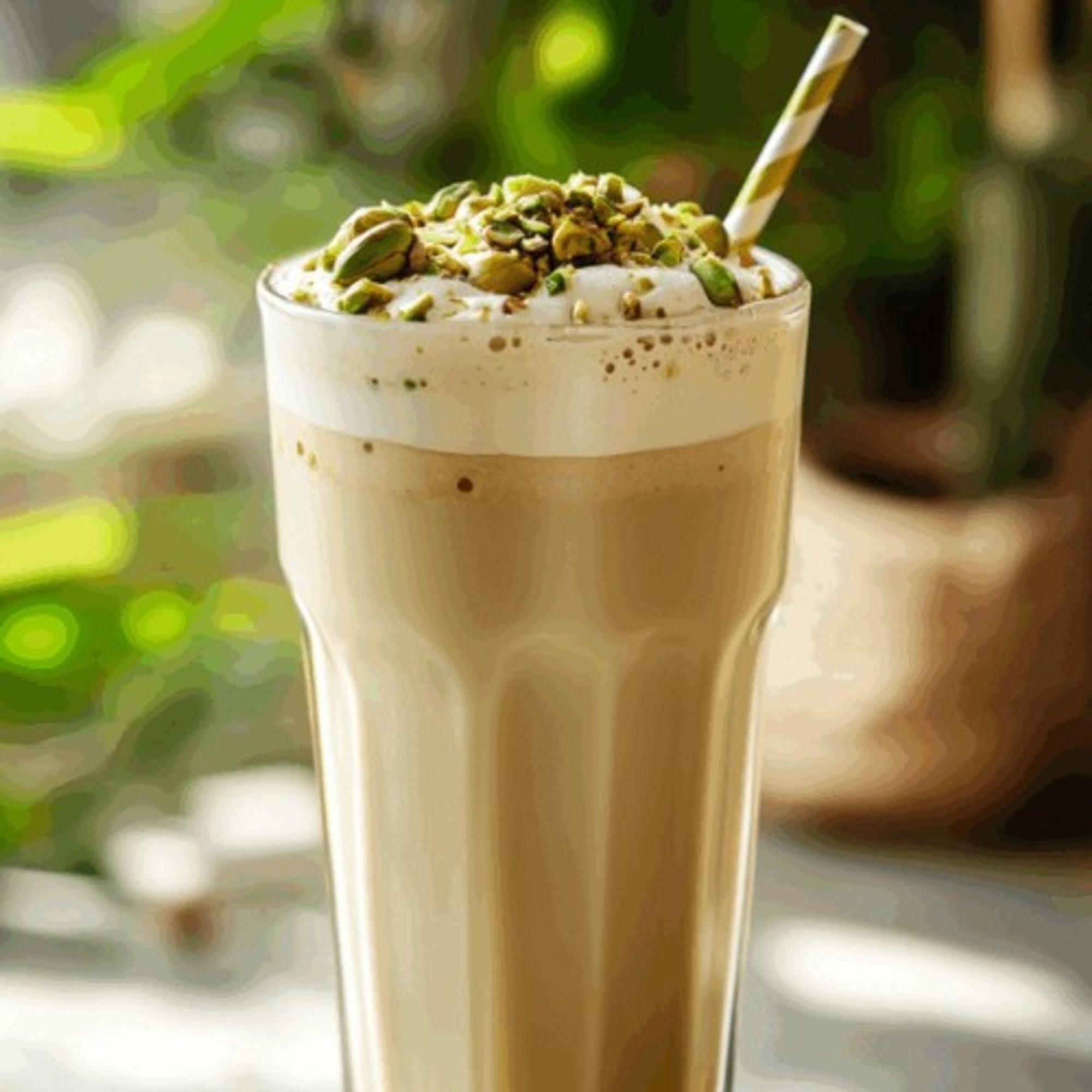 Iced Pistachio Latte