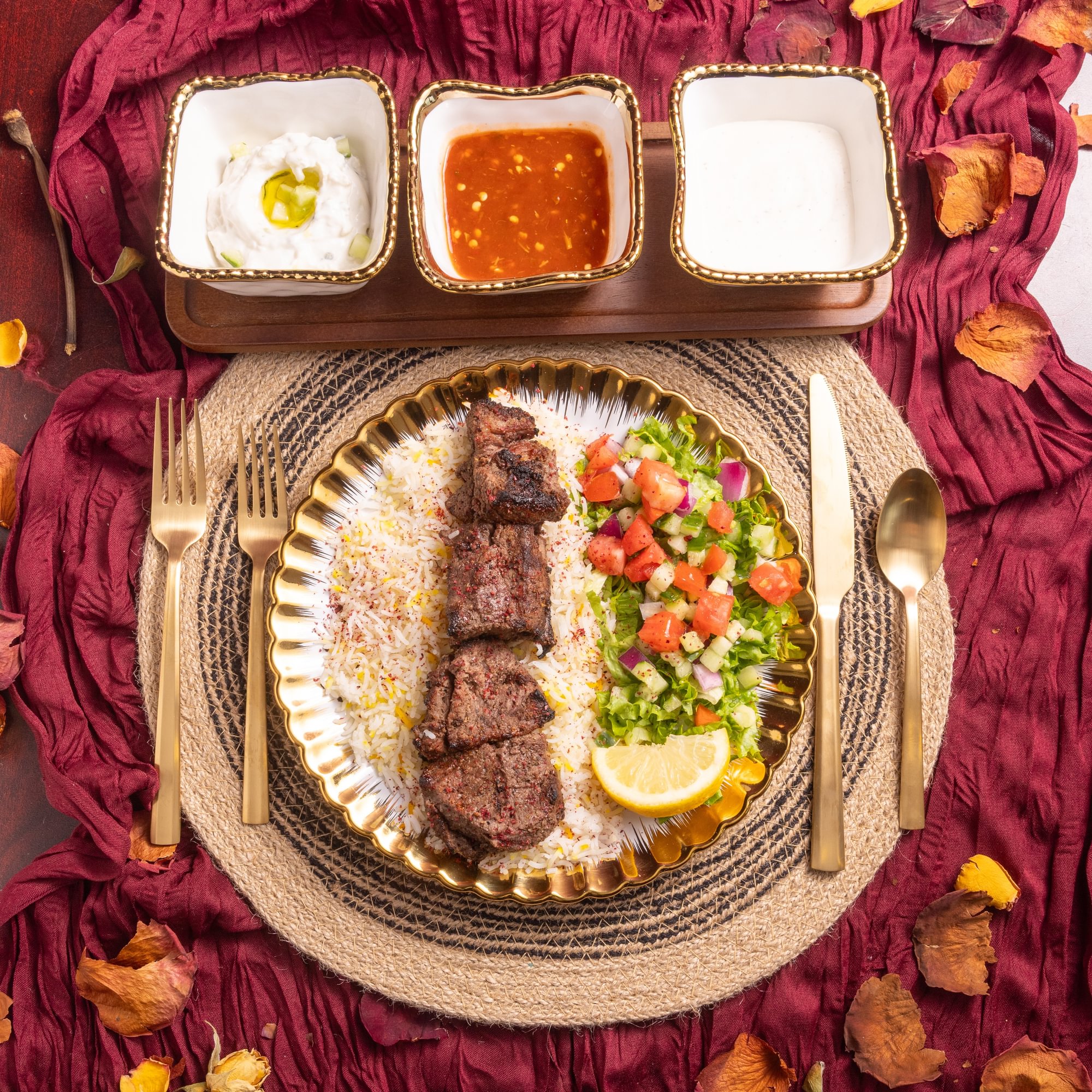 Beef Shish Platter