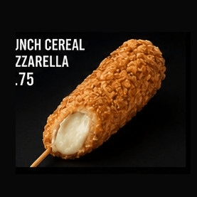 15. Crunch Cereal Mozzarella