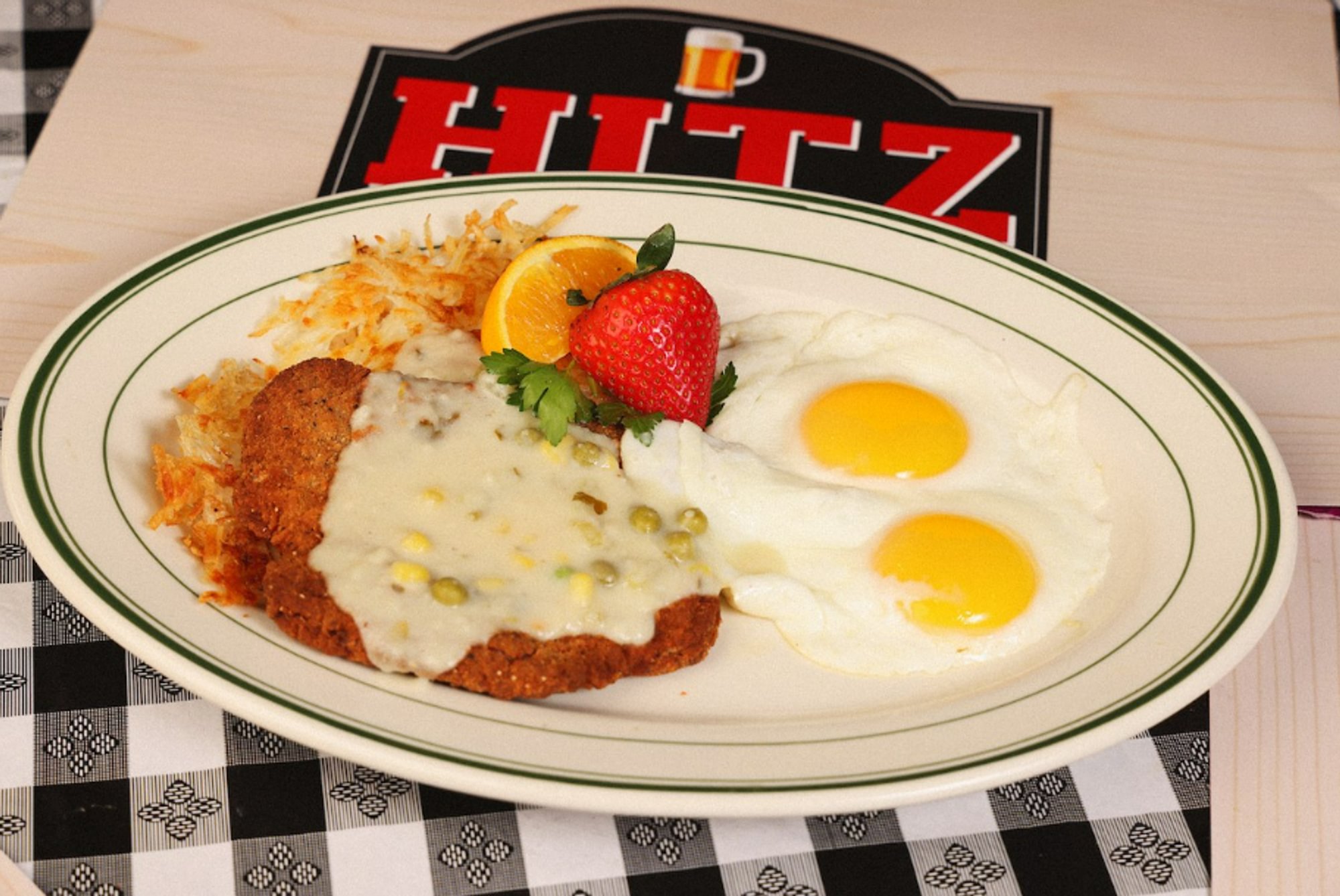 Chicken Fried Steak & Eggs