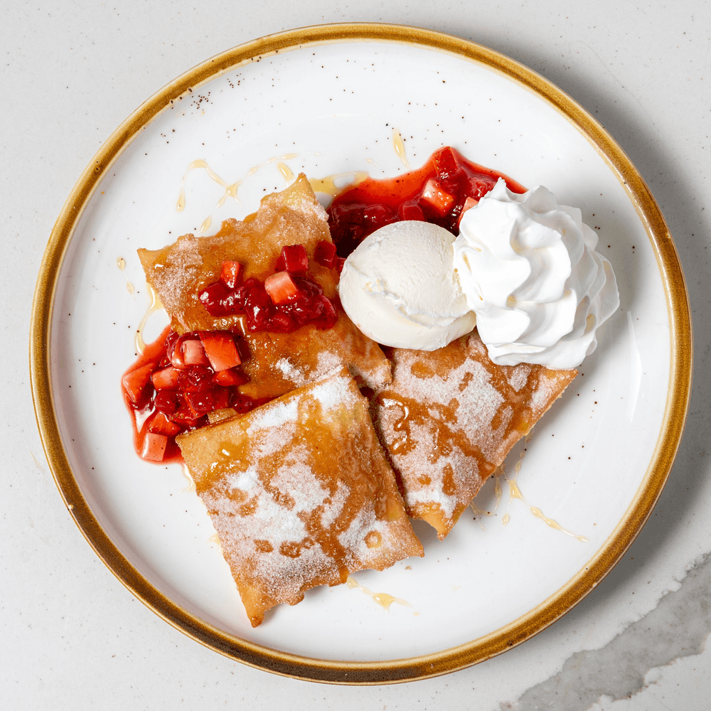Sopapillas Con Fresas