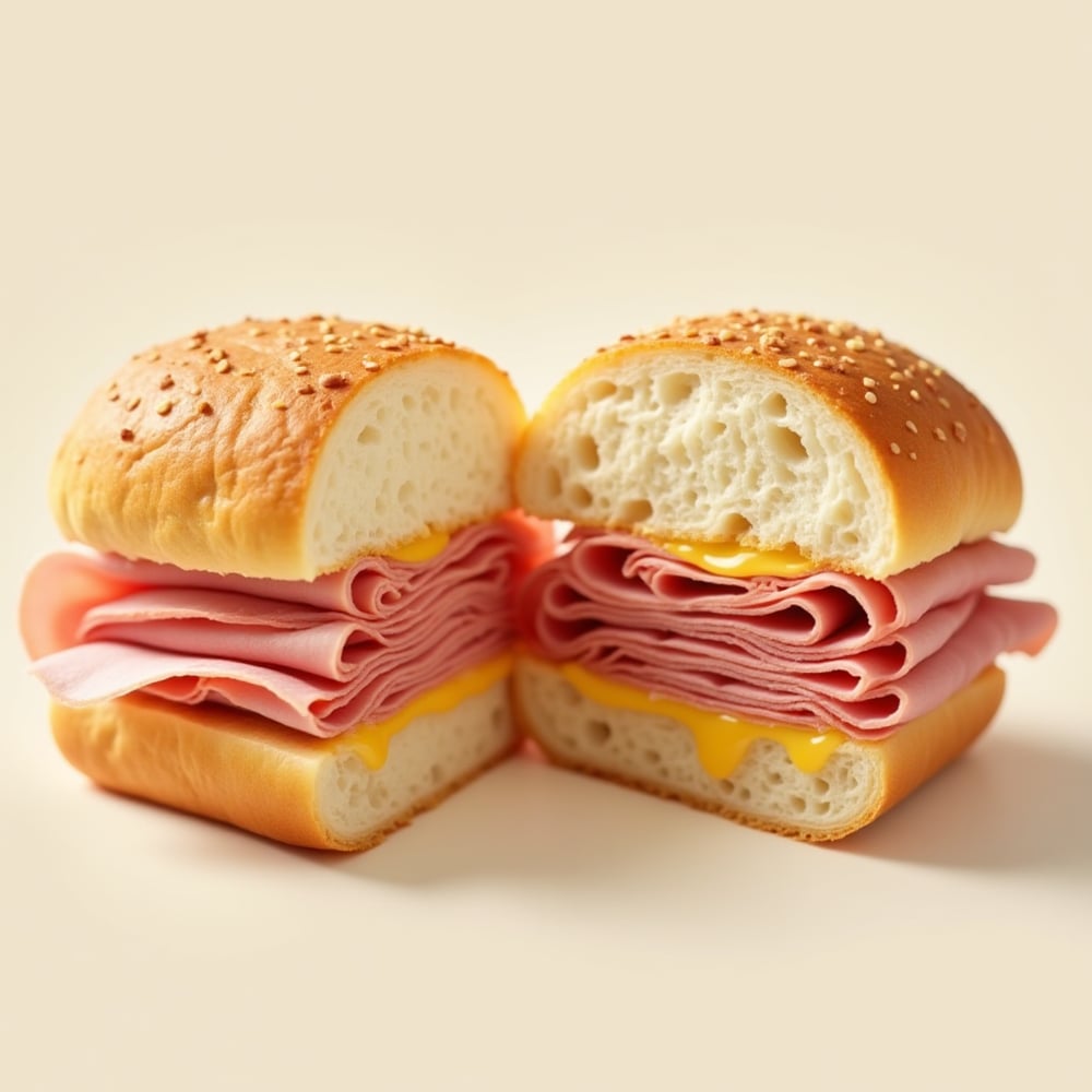Ham & Swiss Baguette