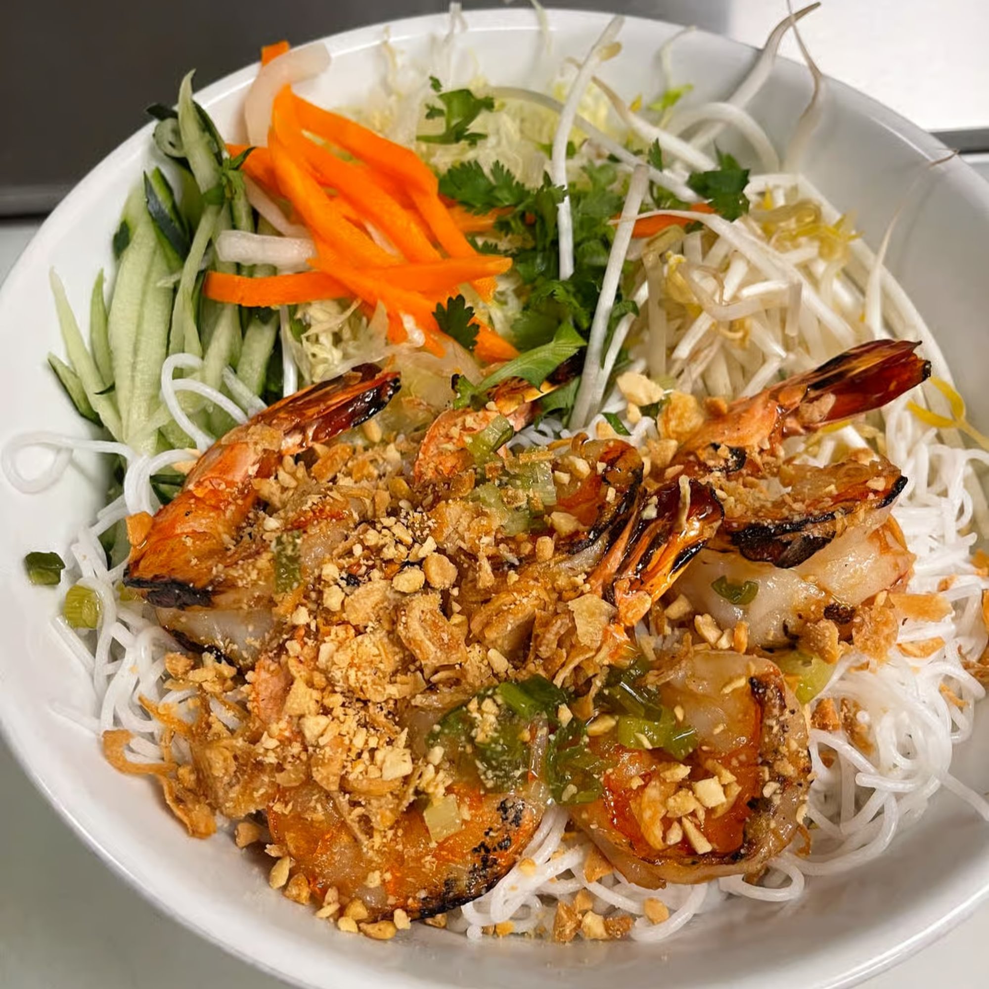 62. Bún Tôm Nướng - Grilled Shrimp