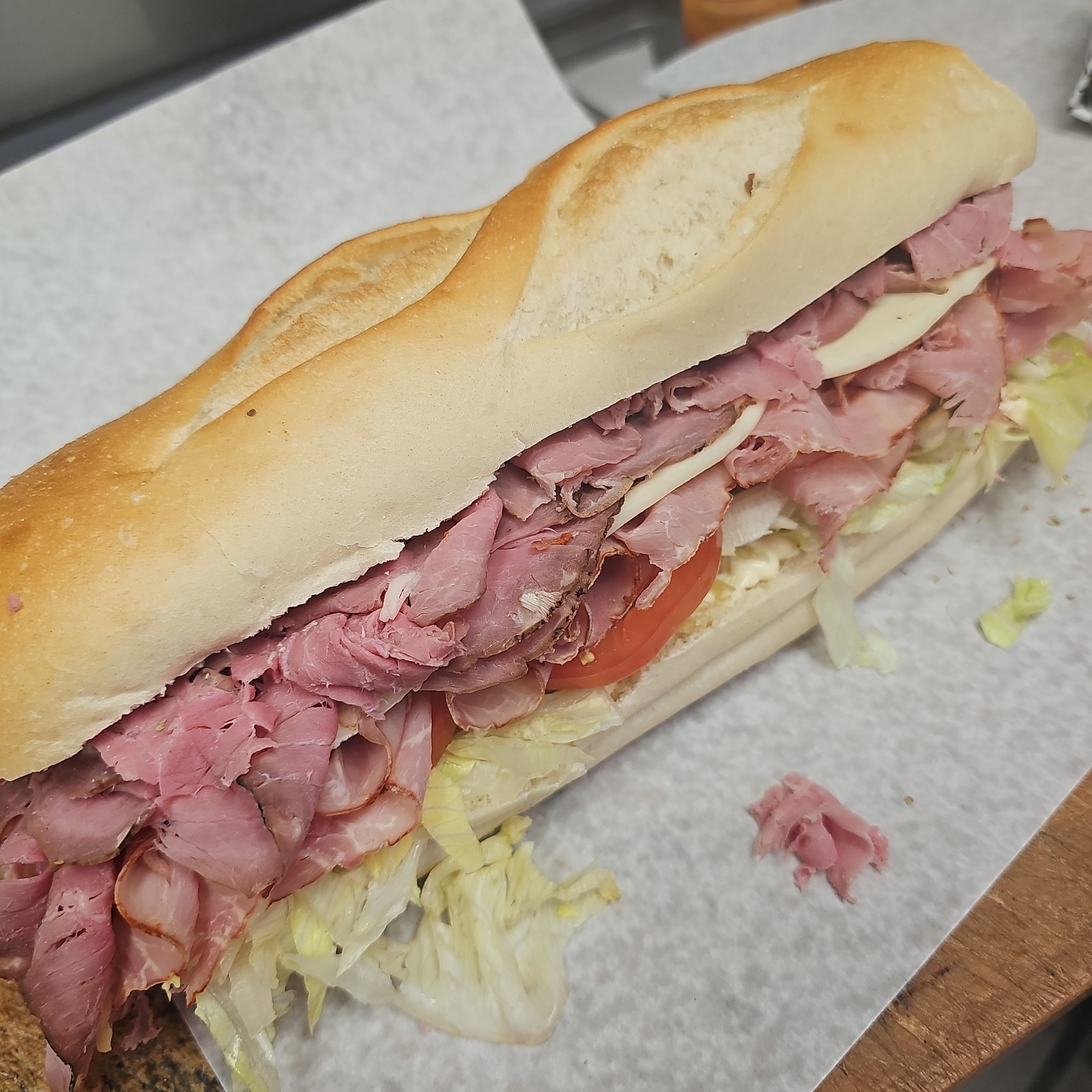 #12 Roast Beef, Capicola Ham Sandwich
