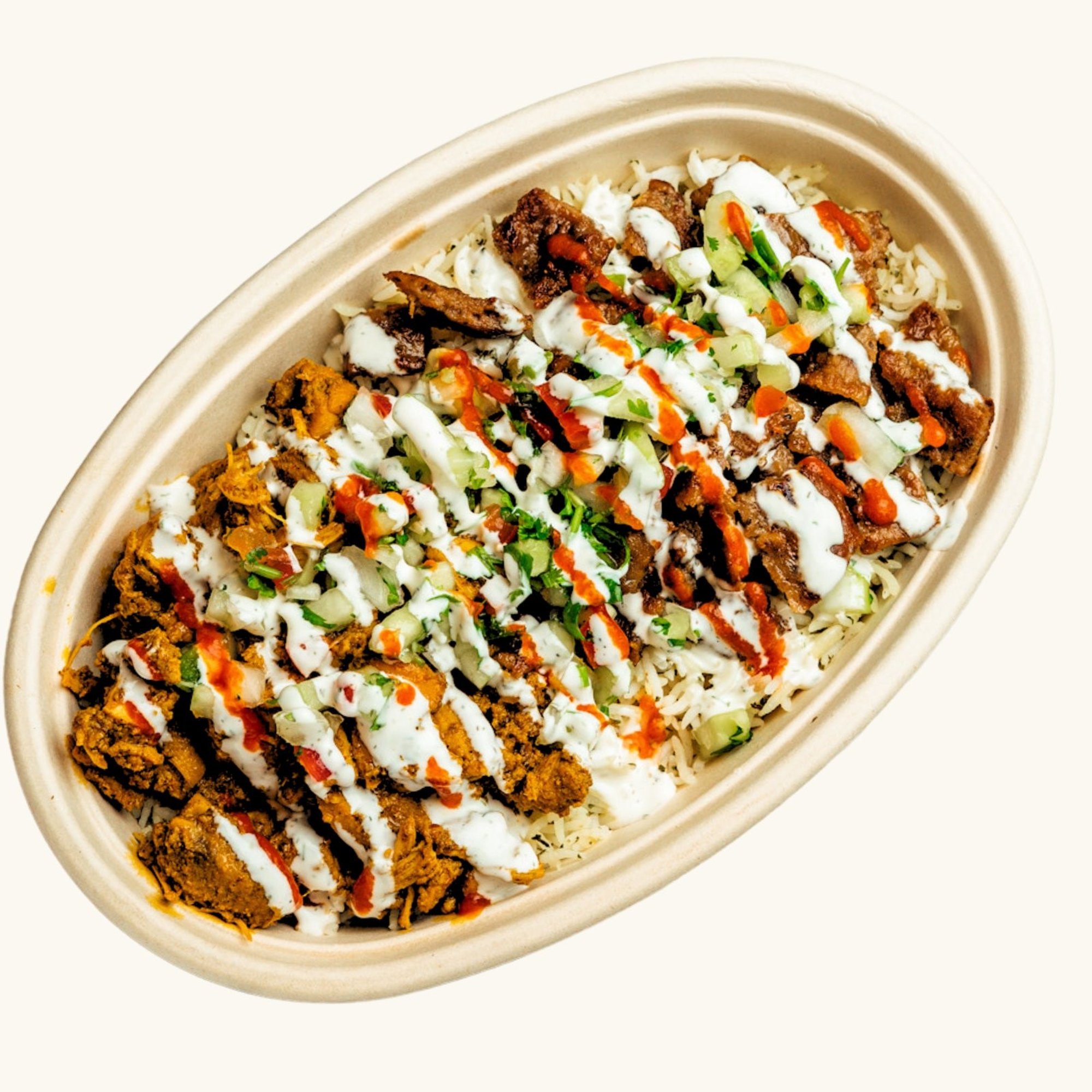 Gyro & Chicken Rice Bowl