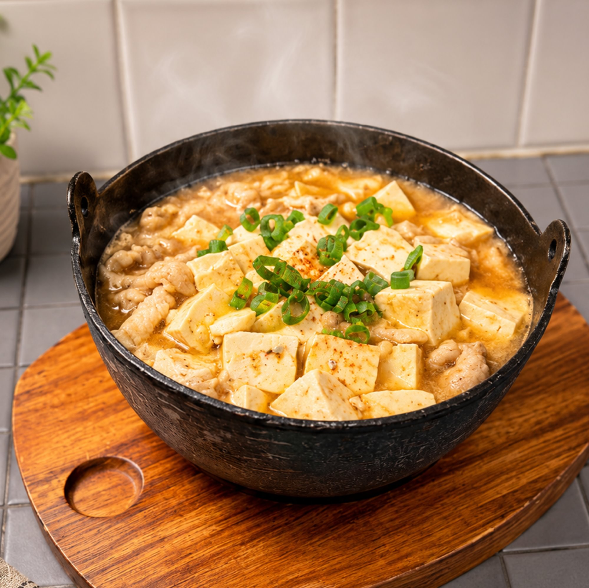 Salted Fish Chicken Tofu / 咸鱼鸡粒豆腐煲