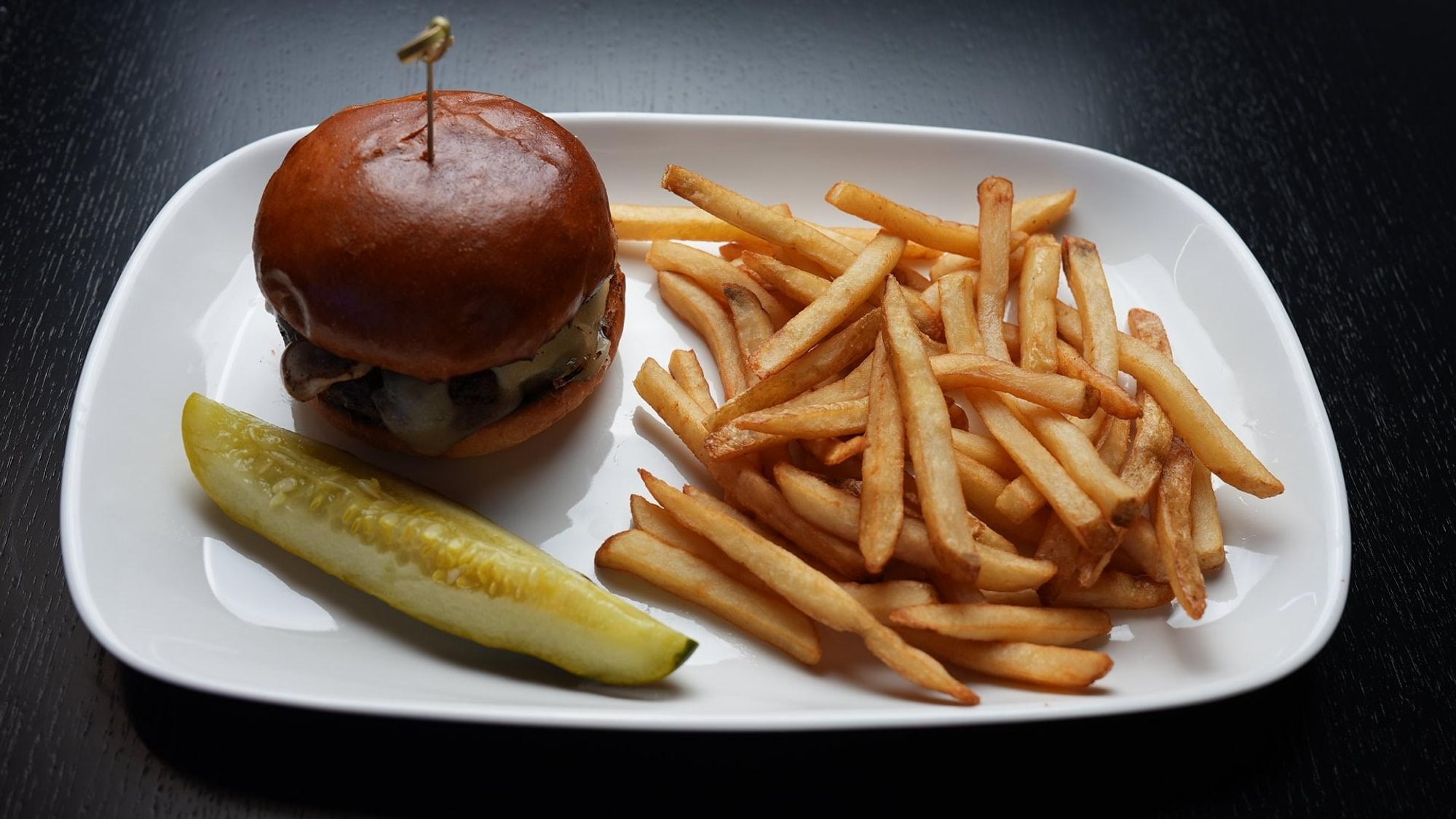 Mushroom Swiss Burger