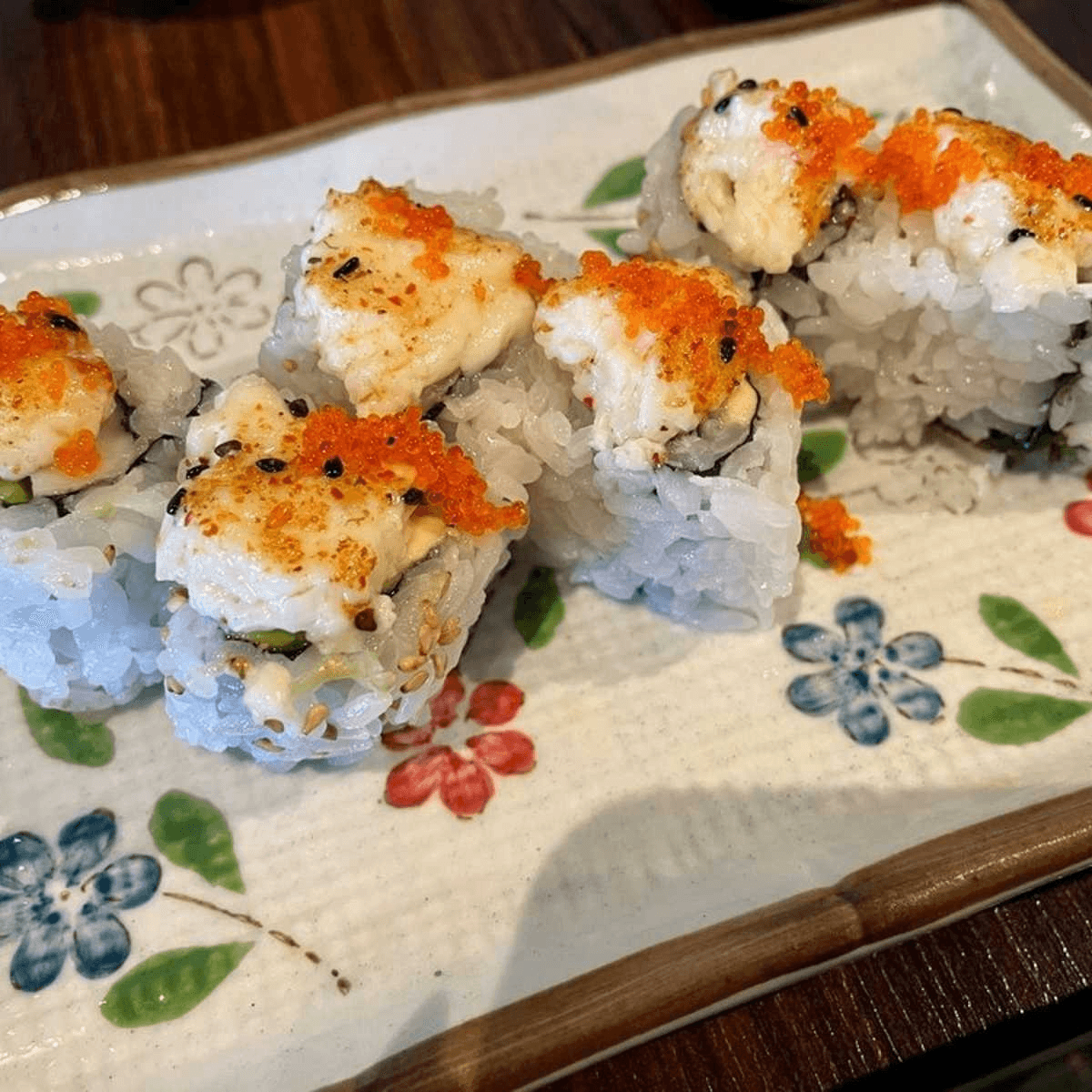 Baked Spicy Scallop Roll