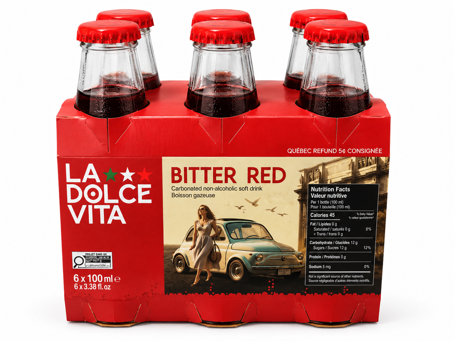 La Dolce Vita Bitter Red Soft Drink