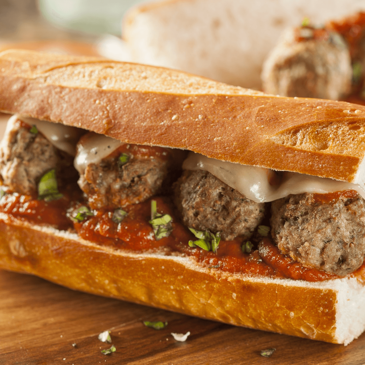 Meatball & Cheese Sandwich