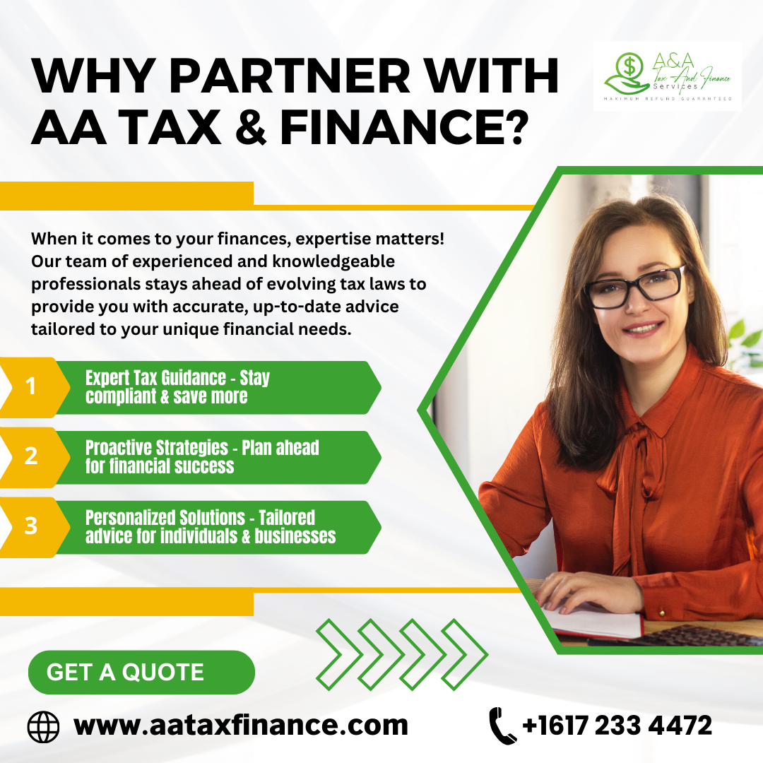 A&amp;A Tax And Finance Services Logo