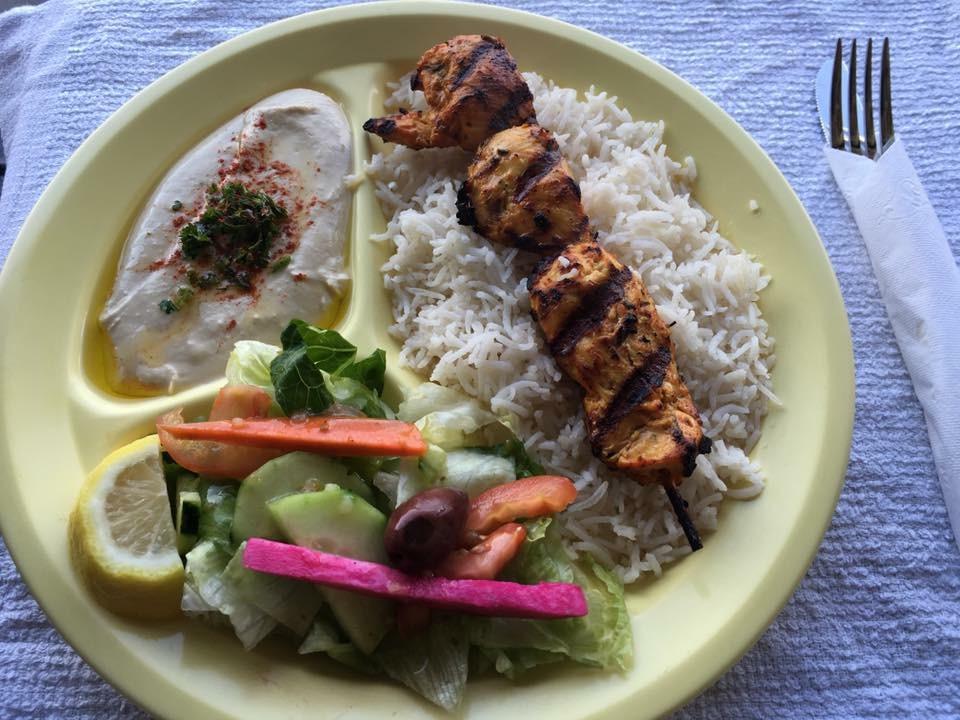 Chicken Kabob Lunch