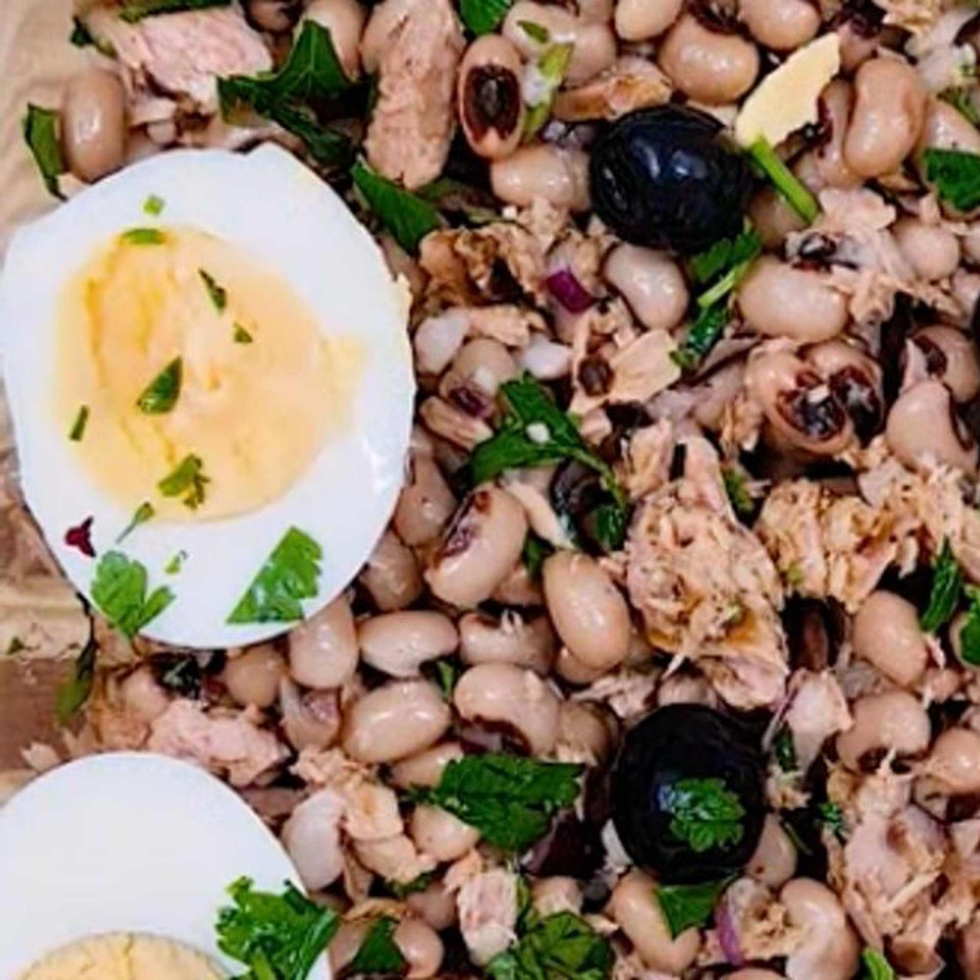Salada De Atum C/ Feijão Frade