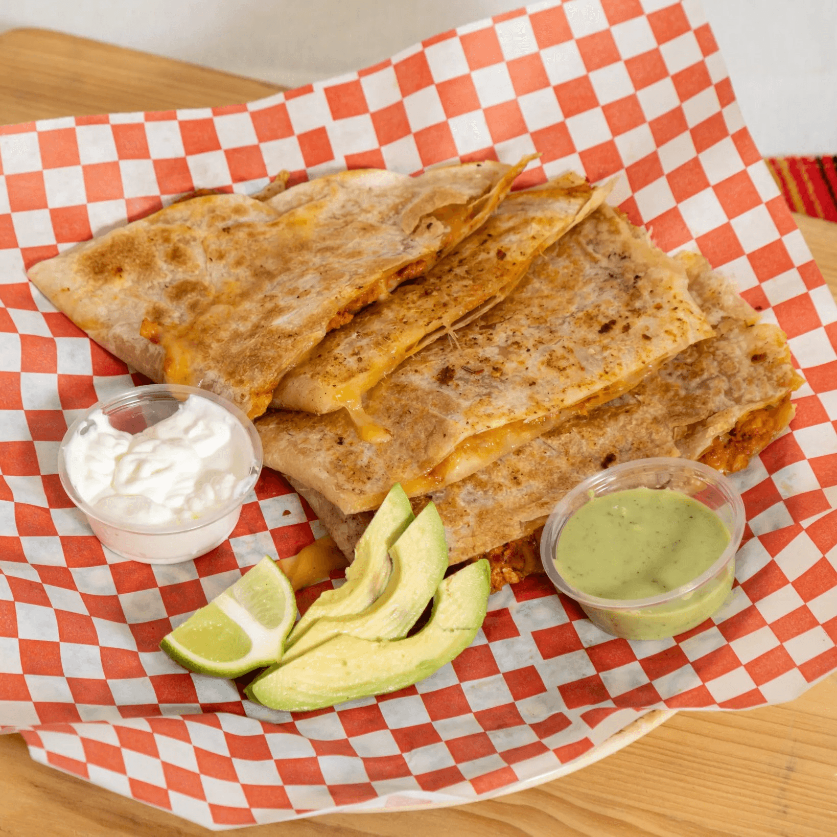 Grilled Chicken (Pollo Asado) Quesadilla