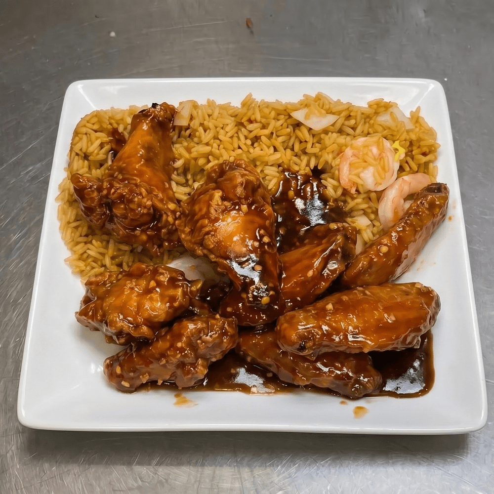 Chicken Wings with Hot Garlic Sauce
