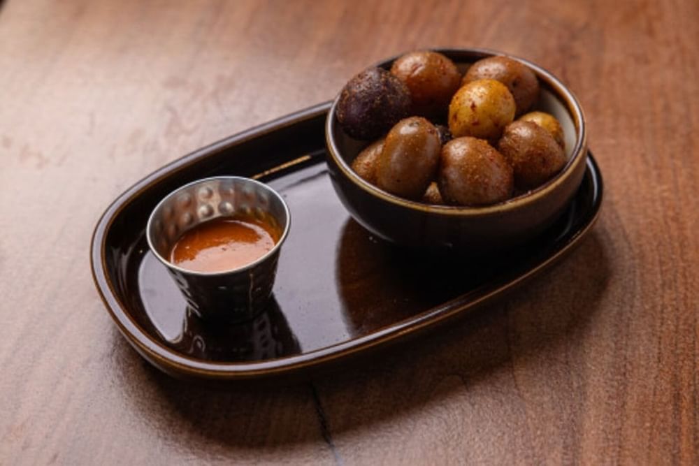 Bravas Spiced Duck Fat Marble Potatoes