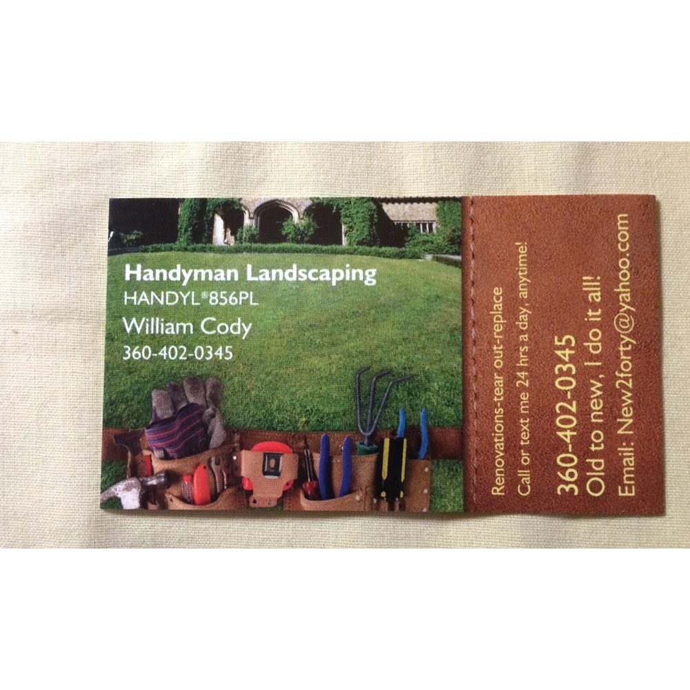 Handyman Landscaping Logo