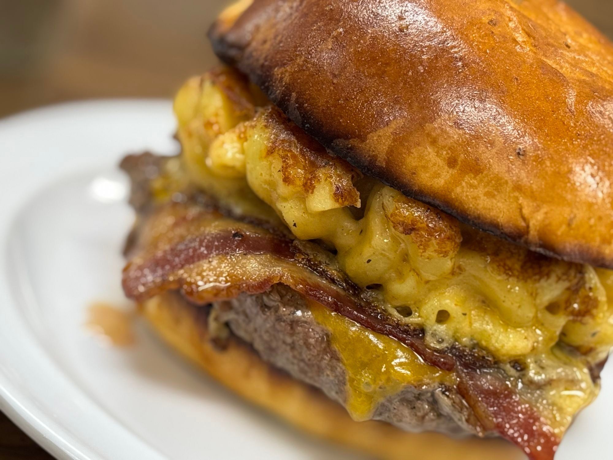 Bacon Mac'n Cheeseburger