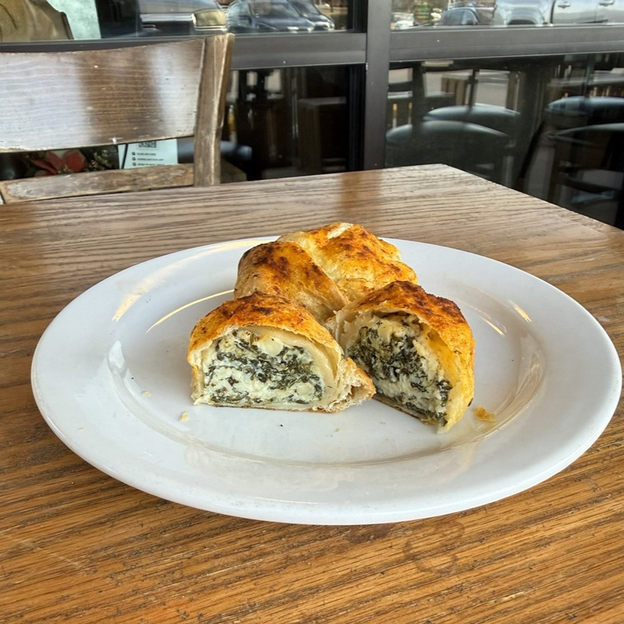Egg-Spinach Pocket