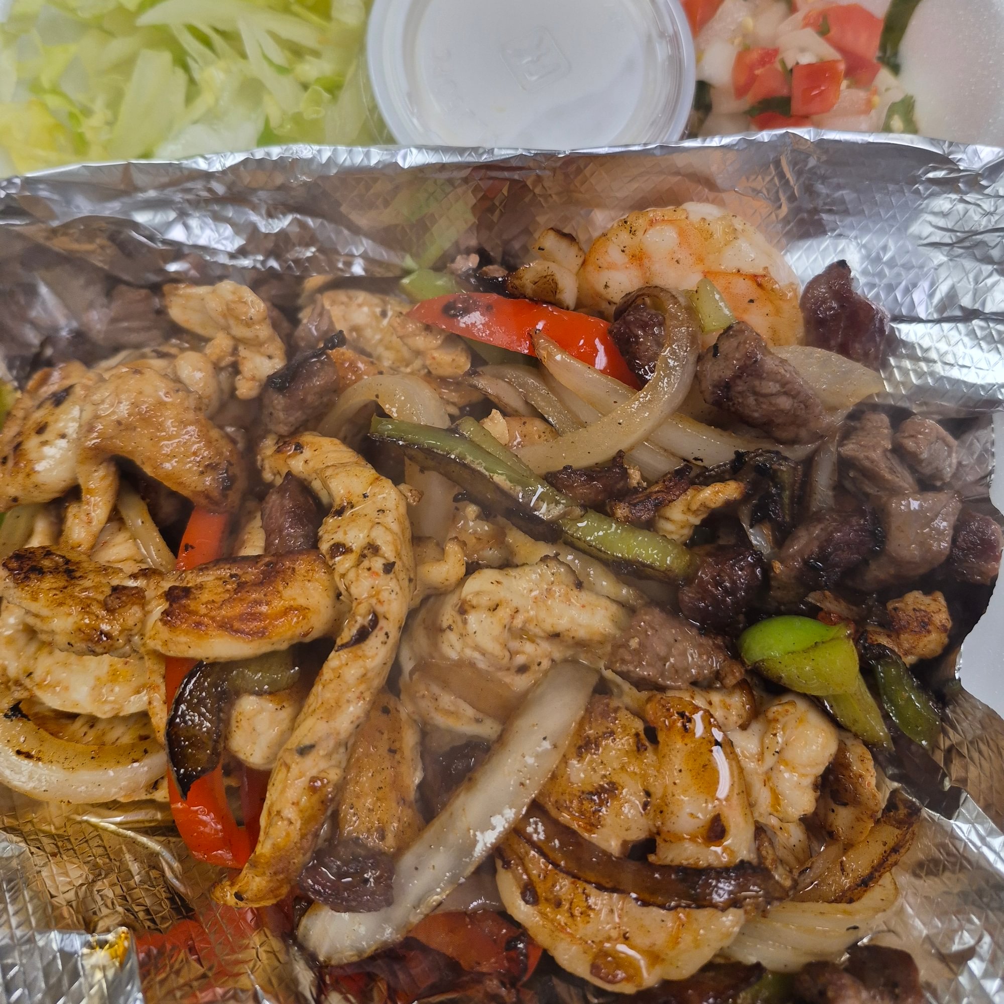 3 Meat Fajitas