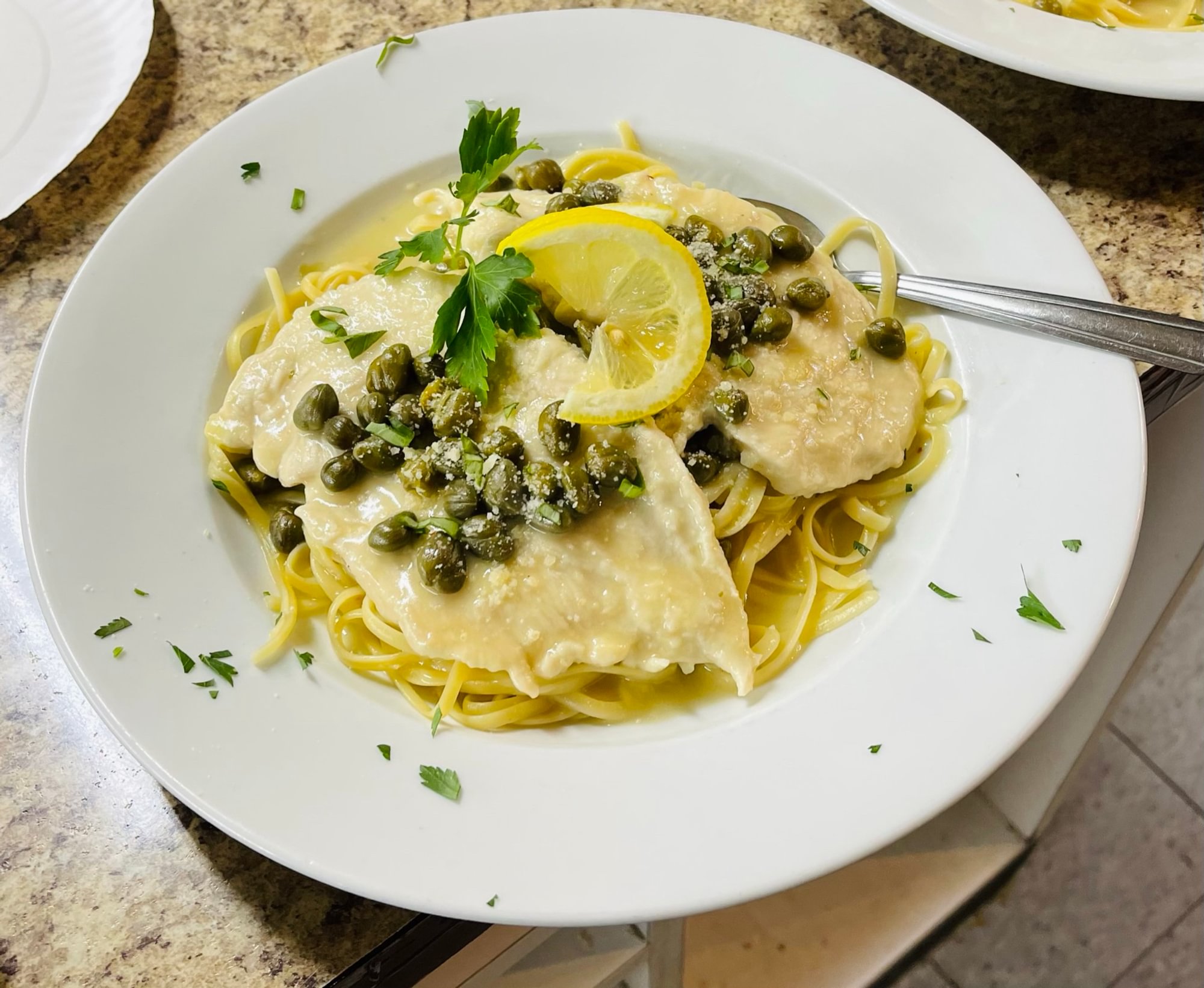 Chicken or Veal Piccata Entree