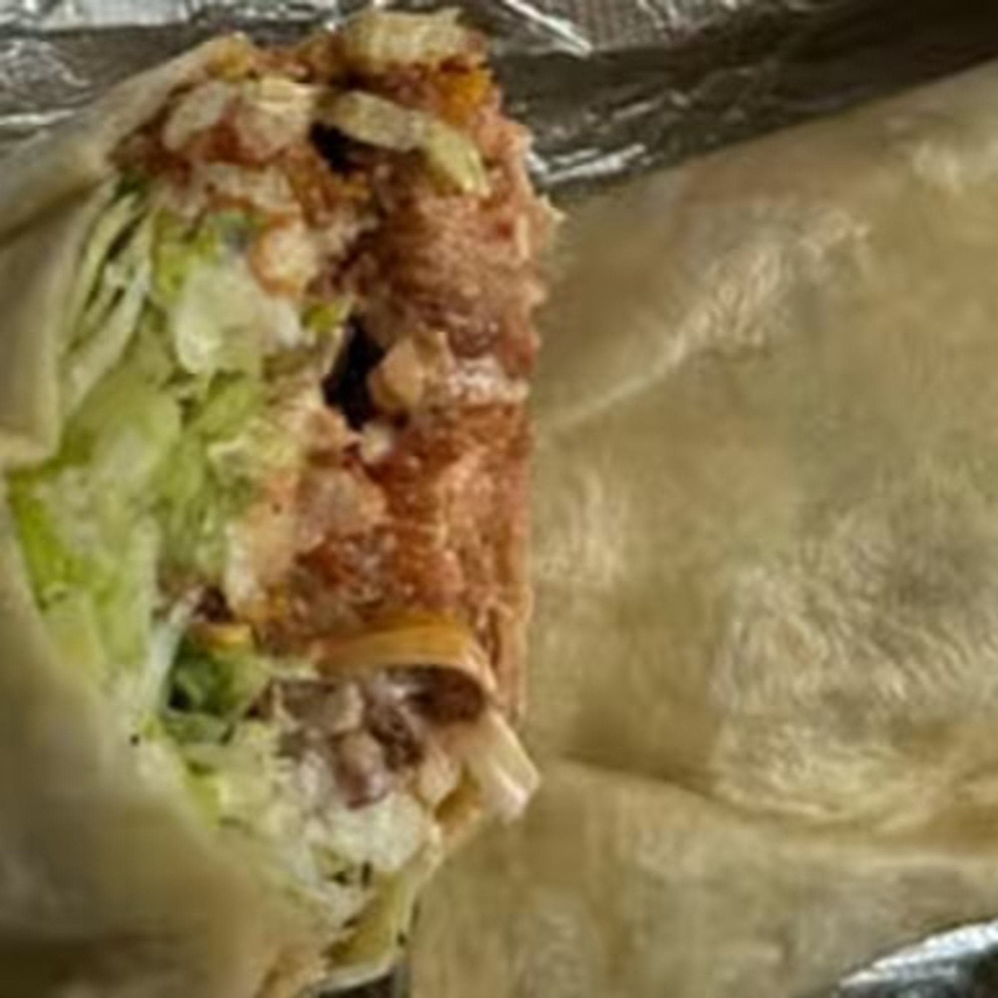 Loaded Crispy Chicken Wrap