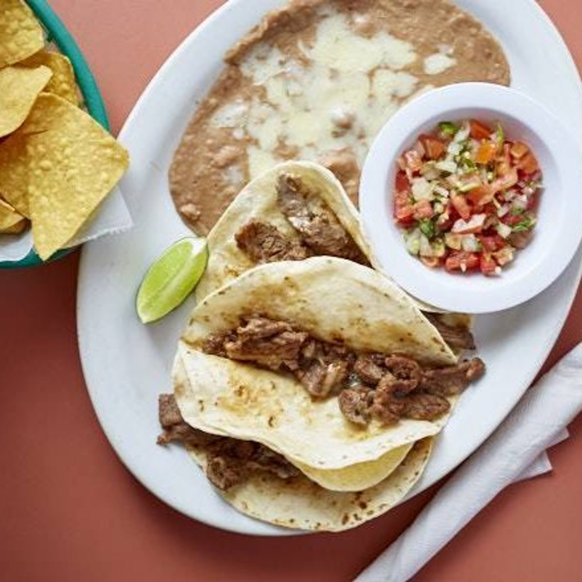 Tacos Al Carbon (Flour Tortilla)