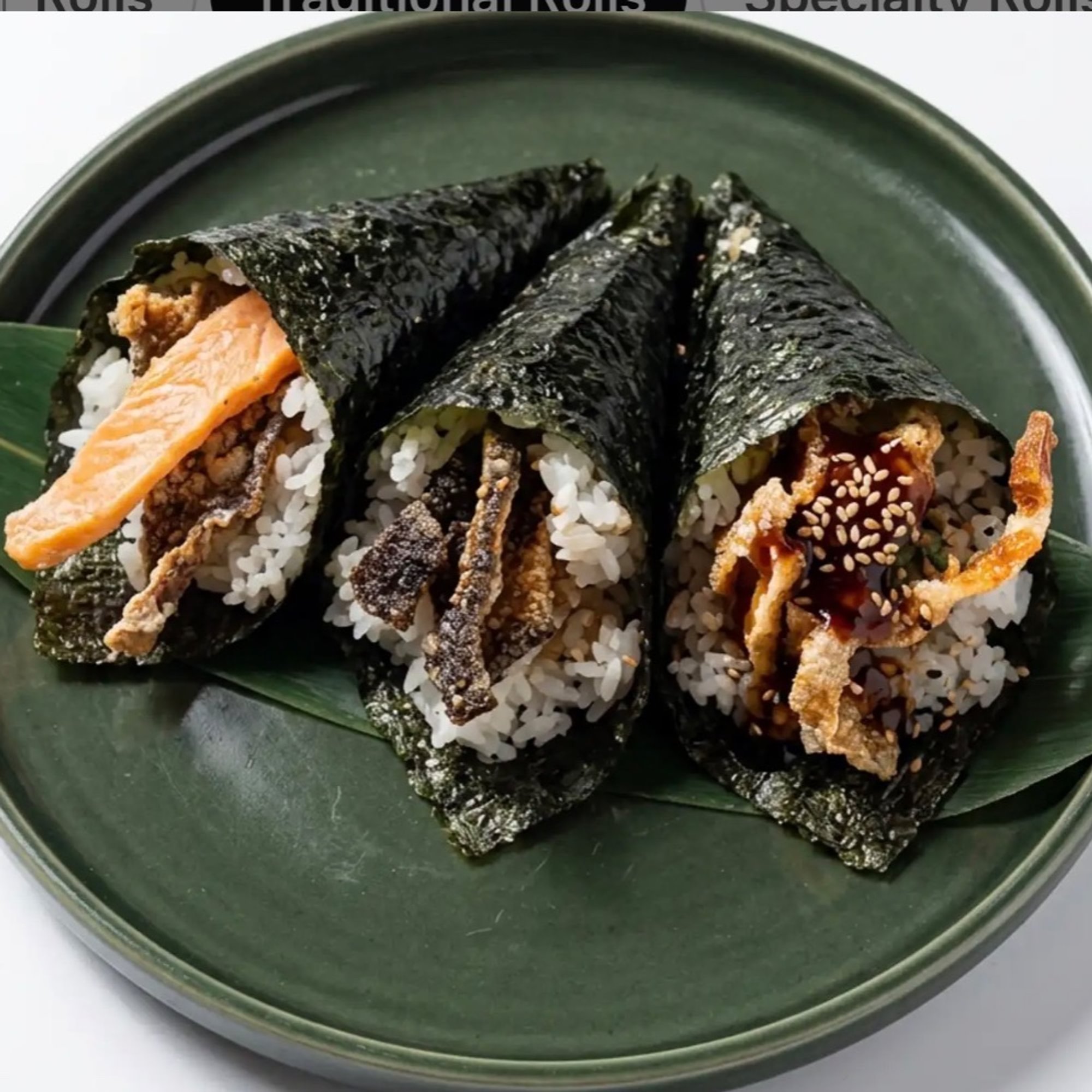 Salmon Skin Hand Roll