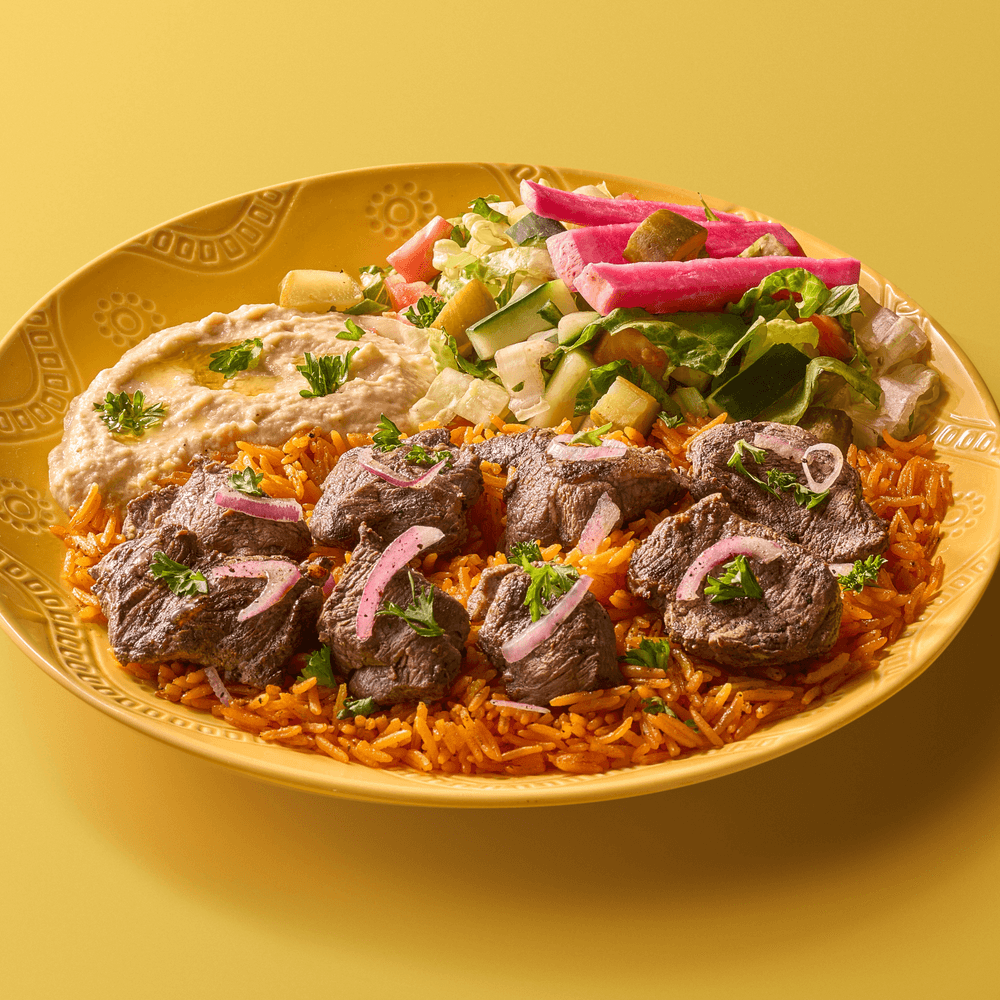 Lamb Kabob Plate (Tenderloin)