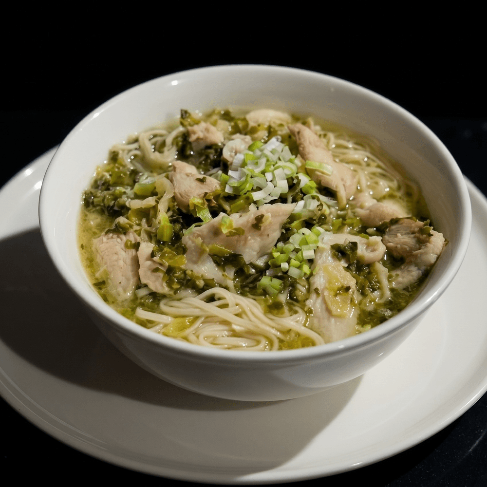 Sour Mustard Fish Noodle Soup 酸菜鱼汤面