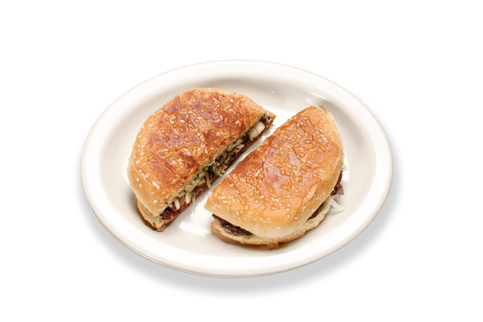 Beef Chapli Bun Kabob